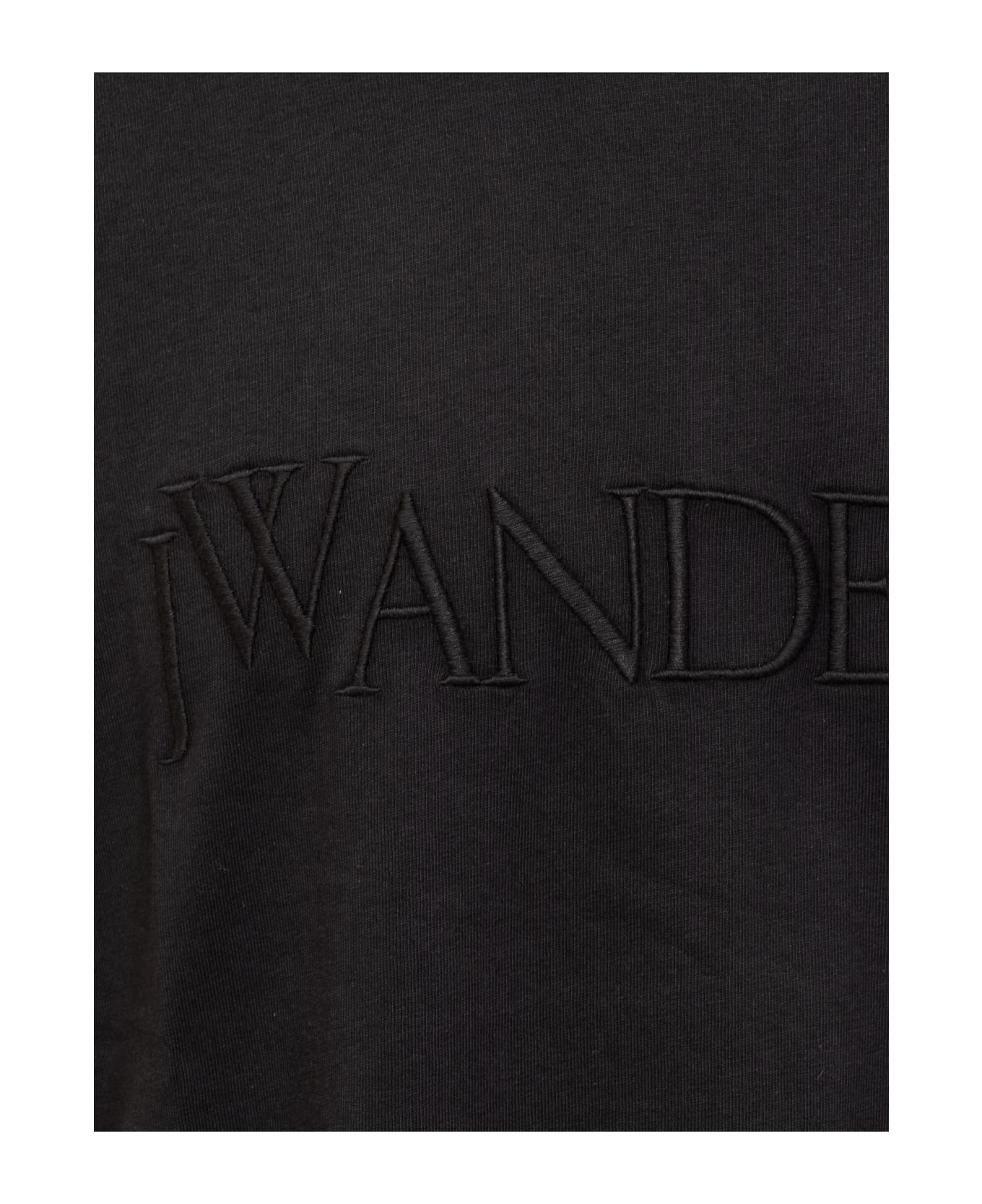 J.W. Anderson Logo Emboridery T-shirt - BLACK