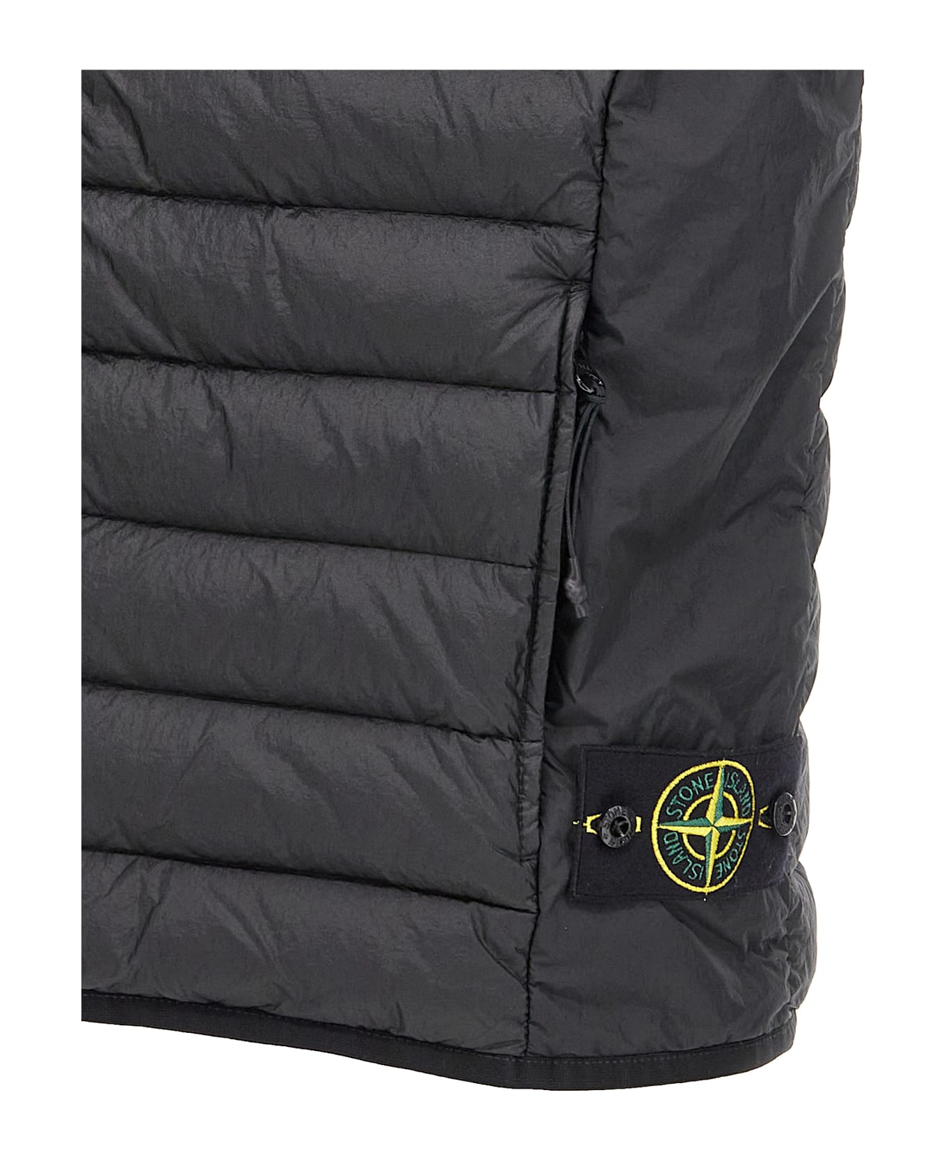 Stone Island 
loom Woven Chambers Nylon Down-tc
 Vest - Black