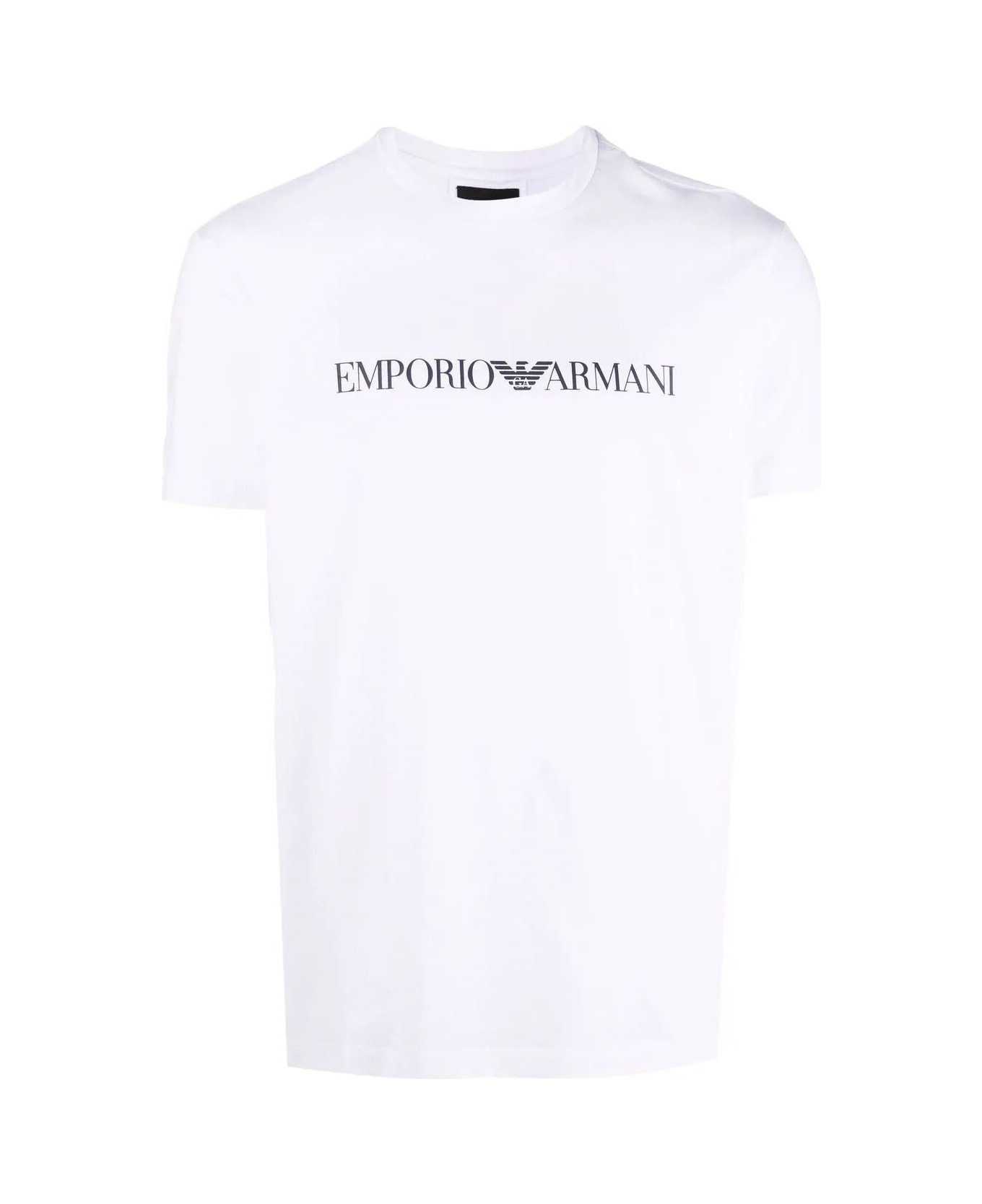 Emporio Armani T-shirt - Optic White Logo シャツ