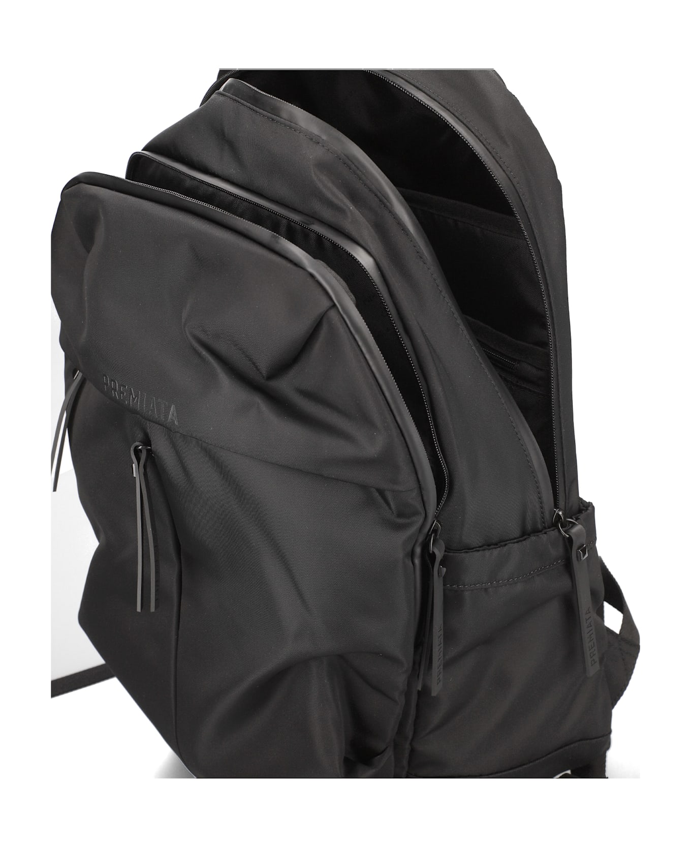 Premiata Black Nylon Backpack