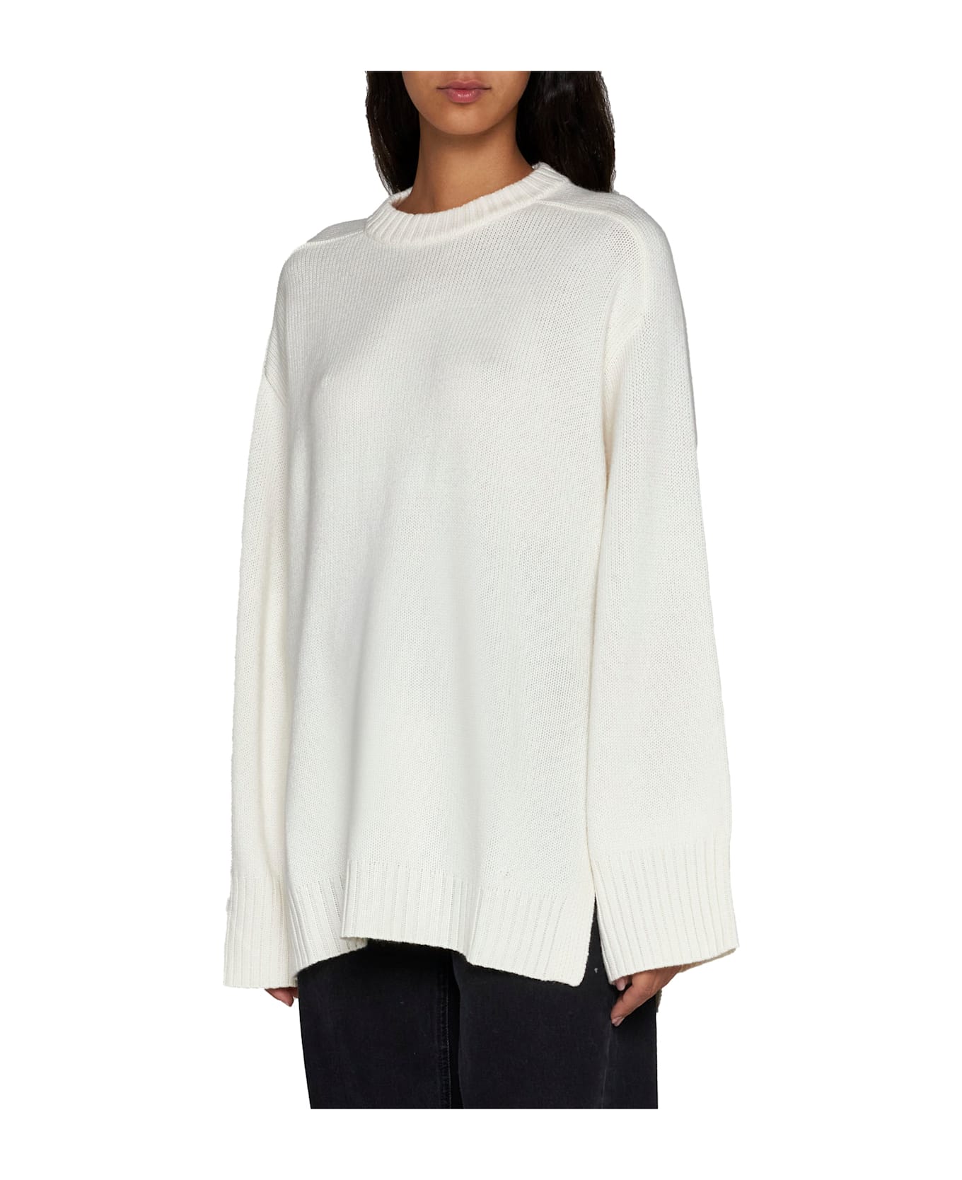 Loulou Studio Sweater - White