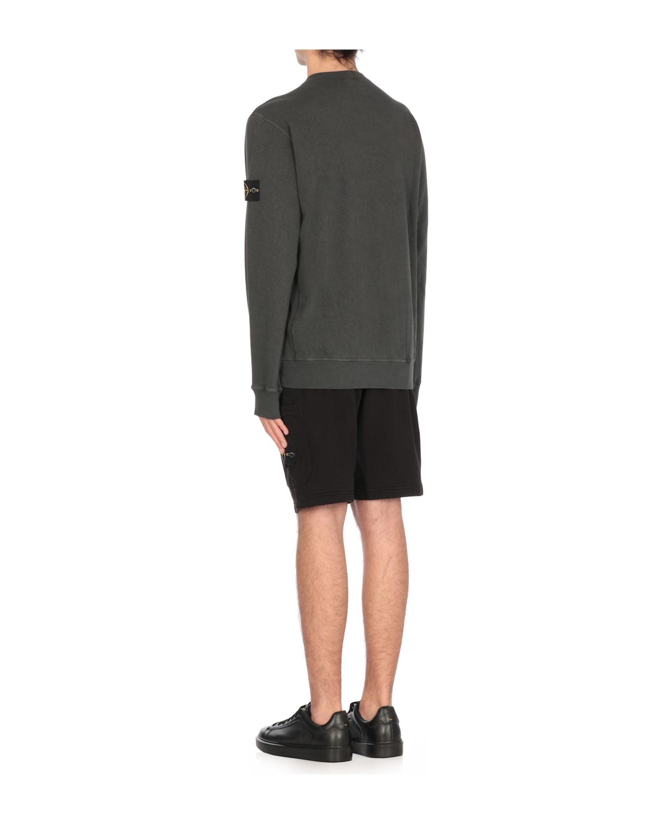 Stone Island Logoed Sweatshirt - Charcoal