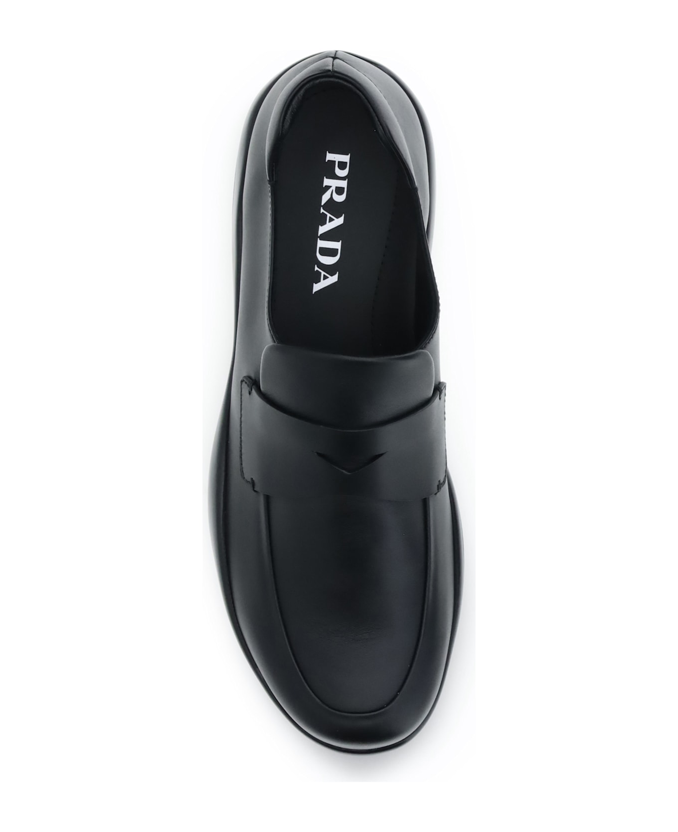 Prada Toblach Leather Loafers