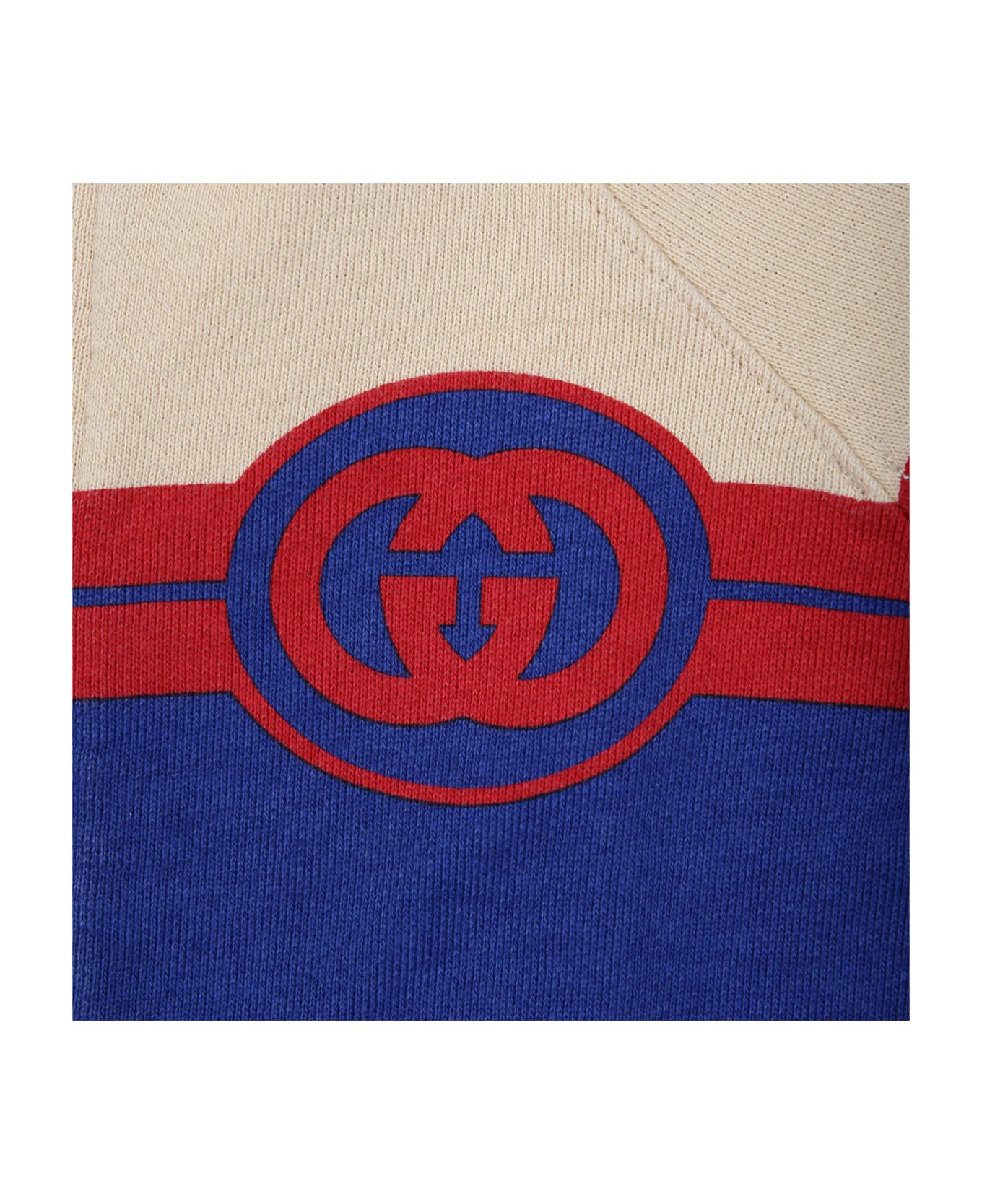 Gucci Multicolor Sweatshirt For Baby Boy With Logo - Multicolor ニットウェア＆スウェットシャツ