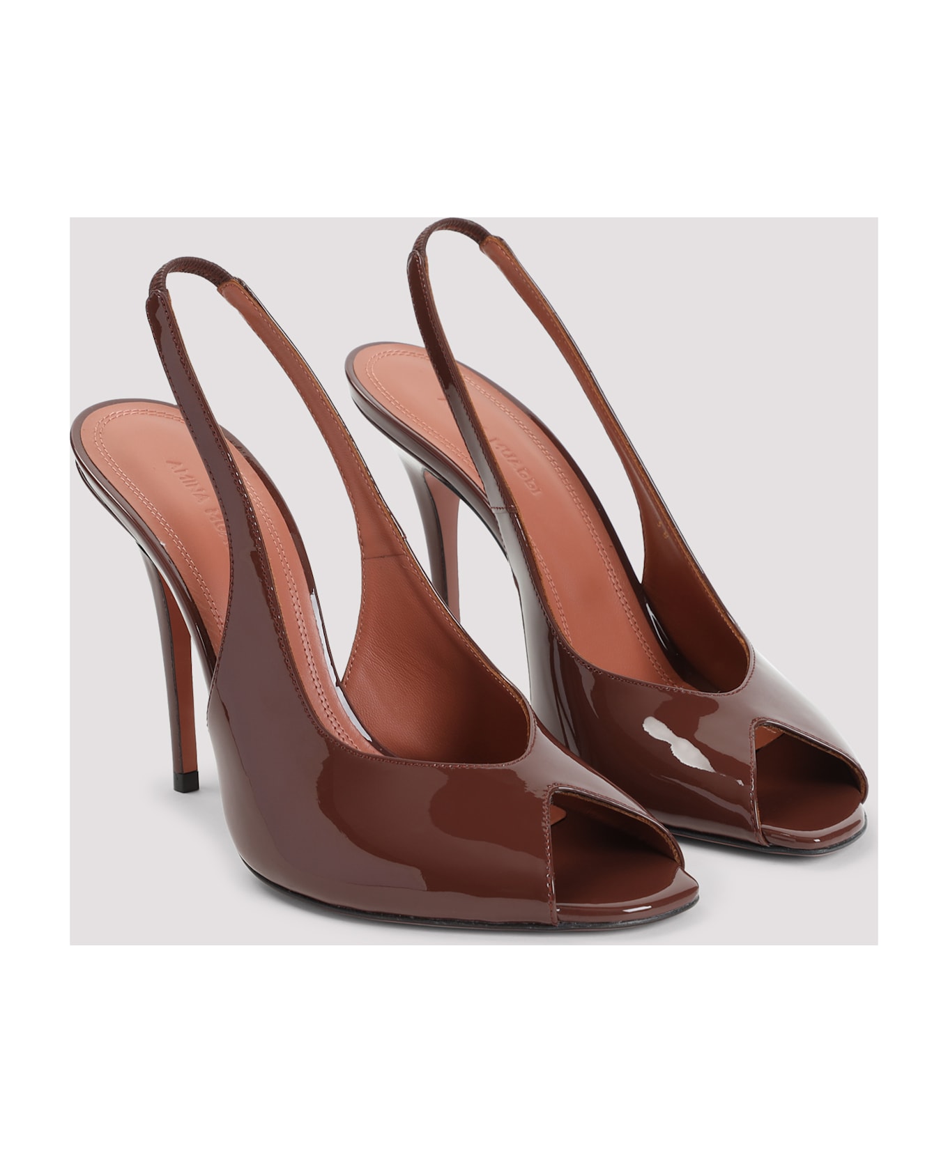 Amina Muaddi Kristina 105 Patent Sling