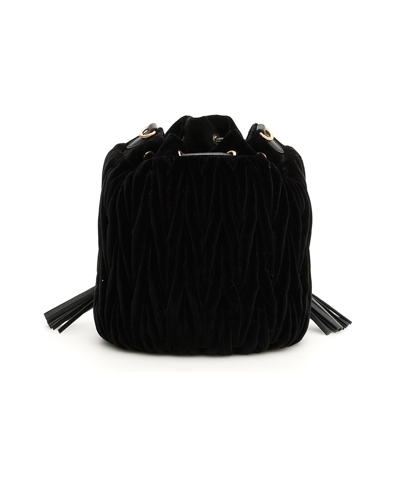 Miu Miu Velvet Matelassé Bucket Bag italist