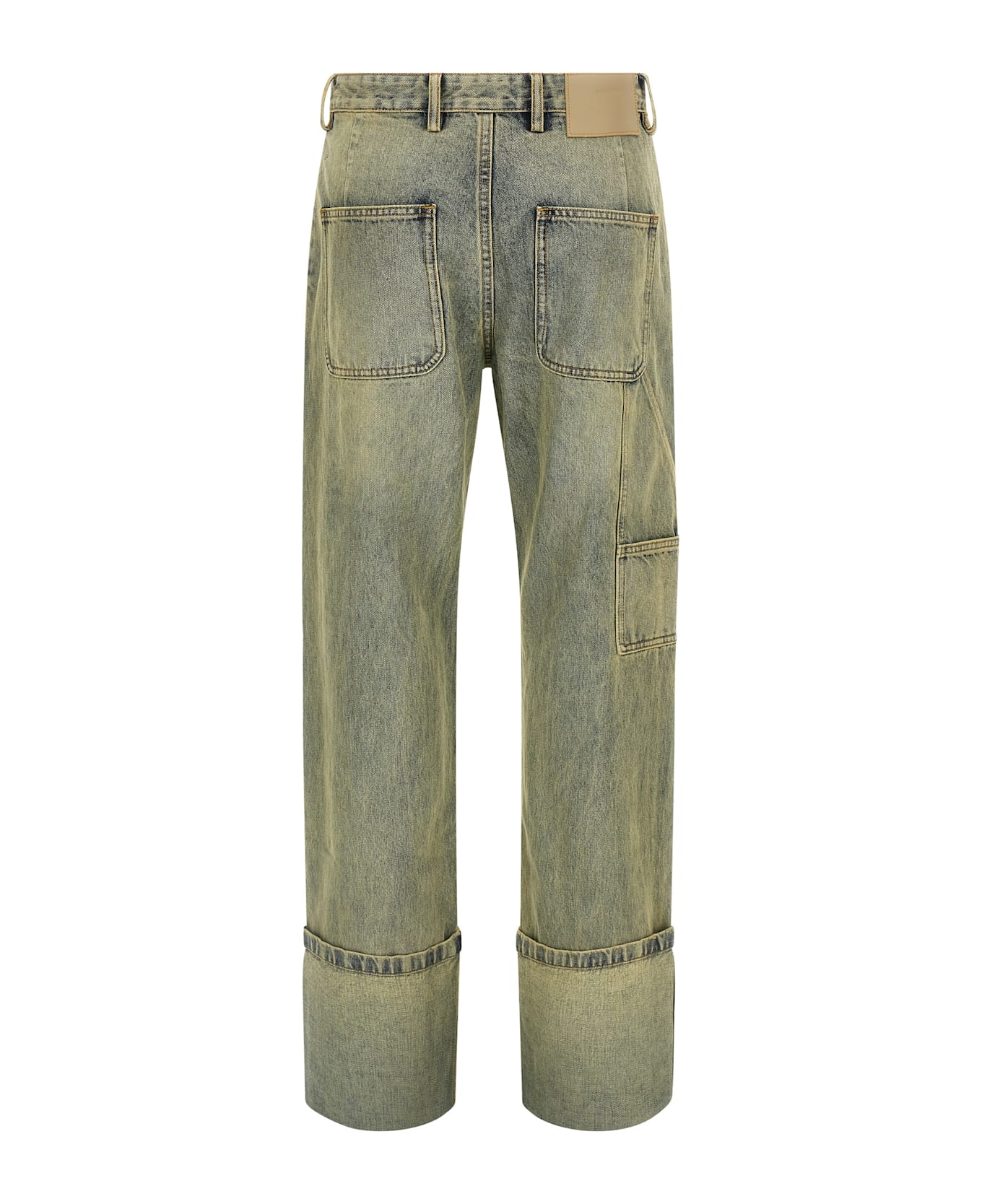 Entire Studios 'cuff Surface Wave' Jeans - Sw Surfacewave