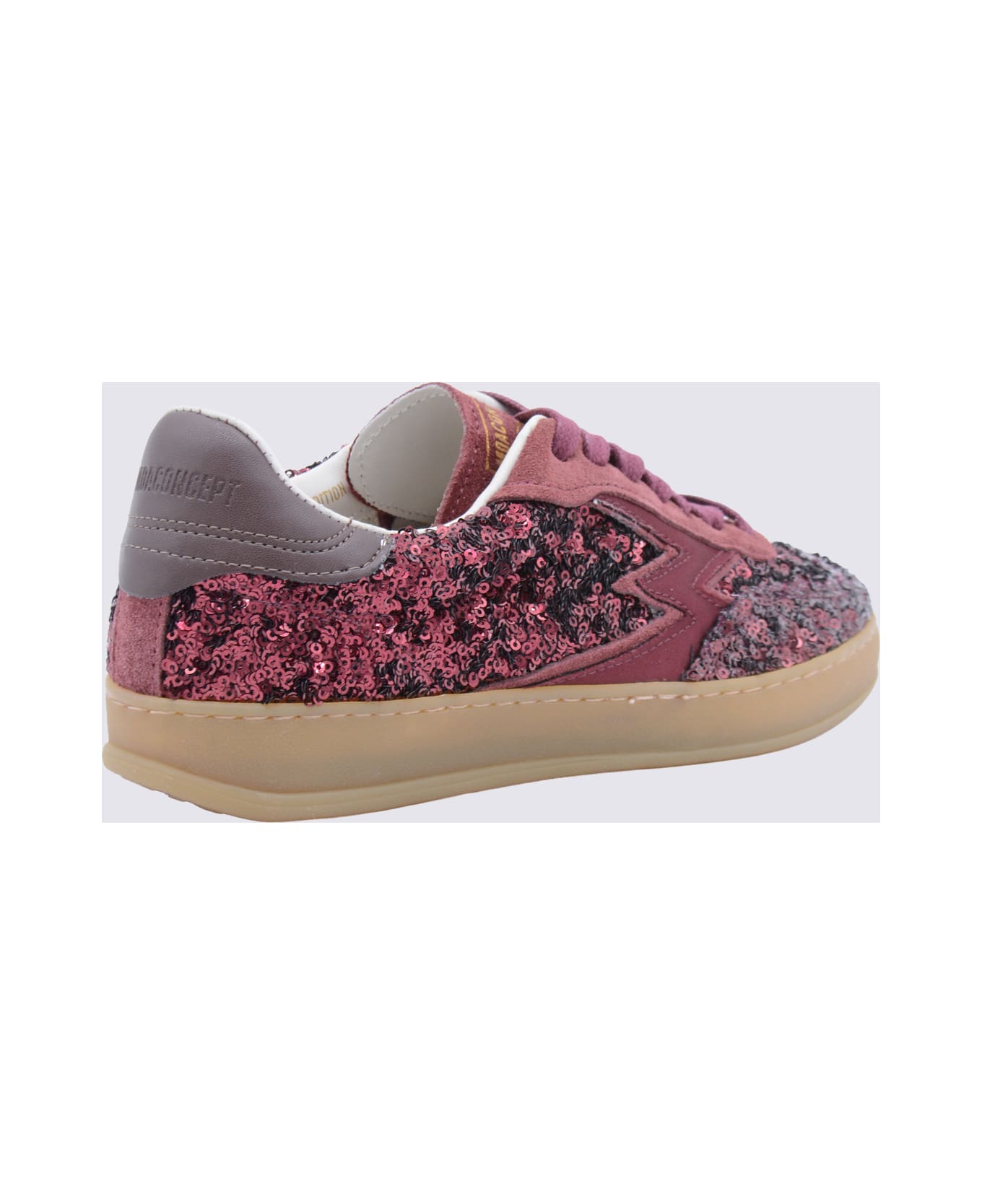 M.O.A. master of arts Bordeaux Sneakers - BORDEAUX PAILLETTES