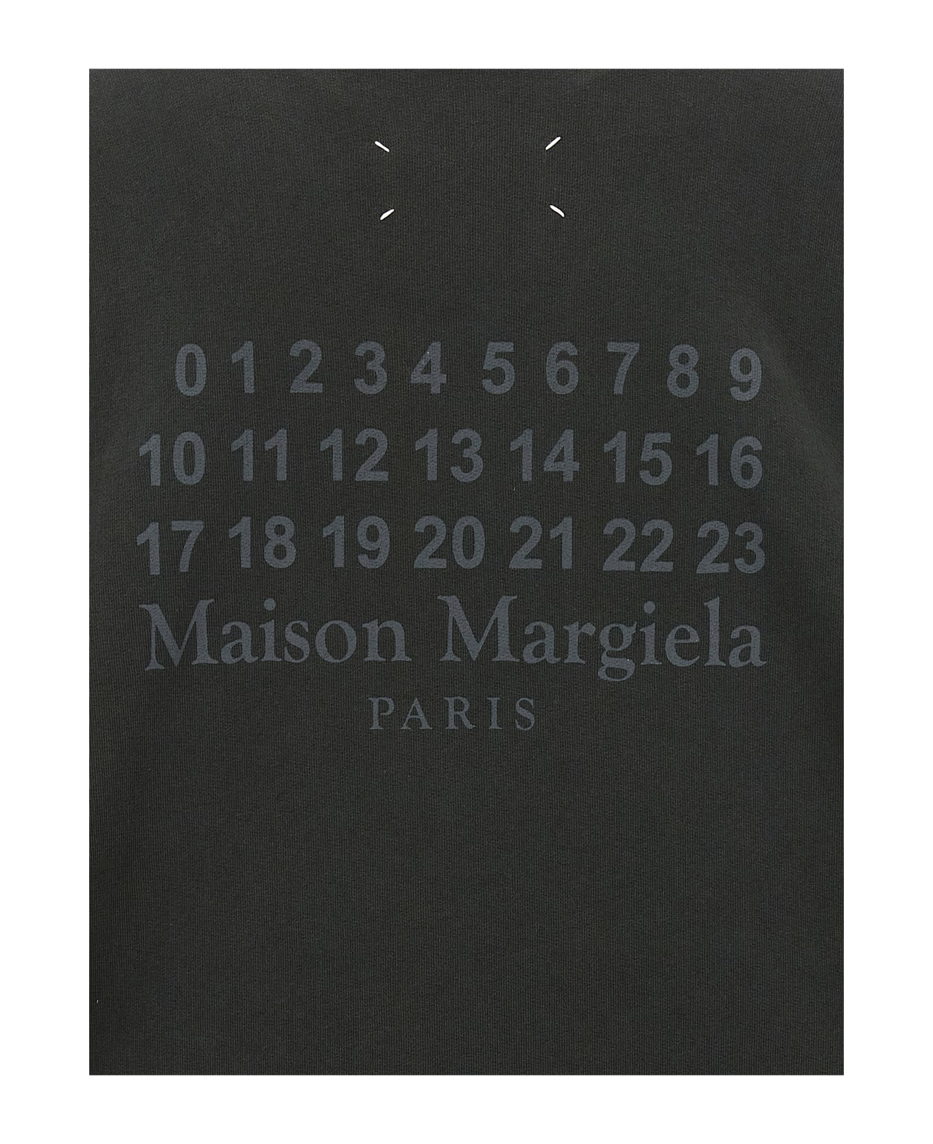 Maison Margiela 
numeric Signature Mm6
 Hoodie - Gray
