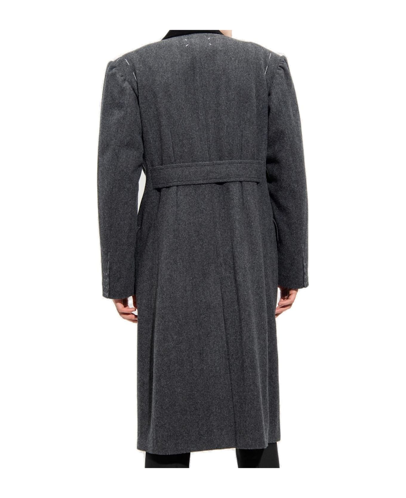 Maison Margiela Double-breasted Coat - GREY コート