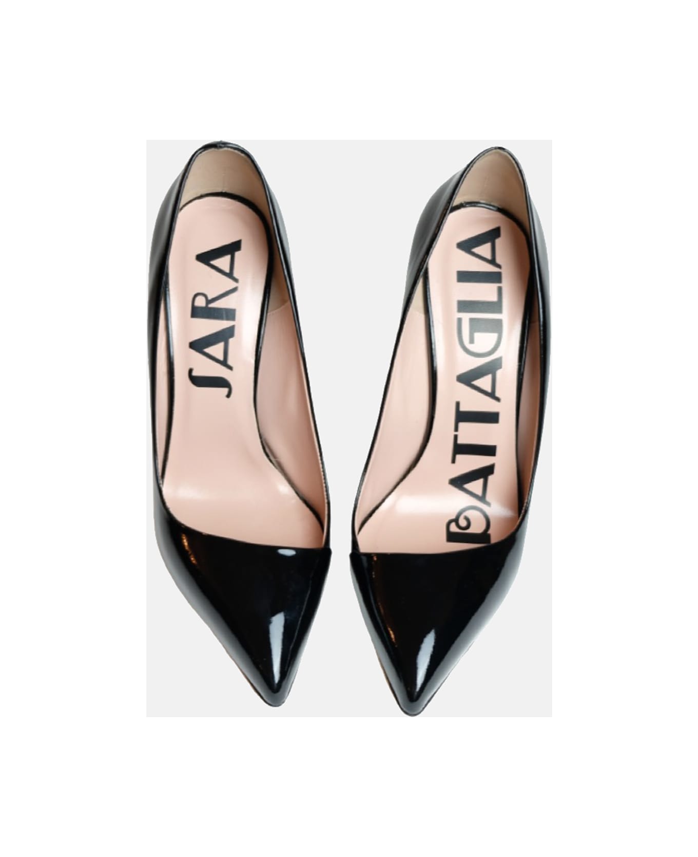 Sara Battaglia Euphoria Decolleté - Polish Black