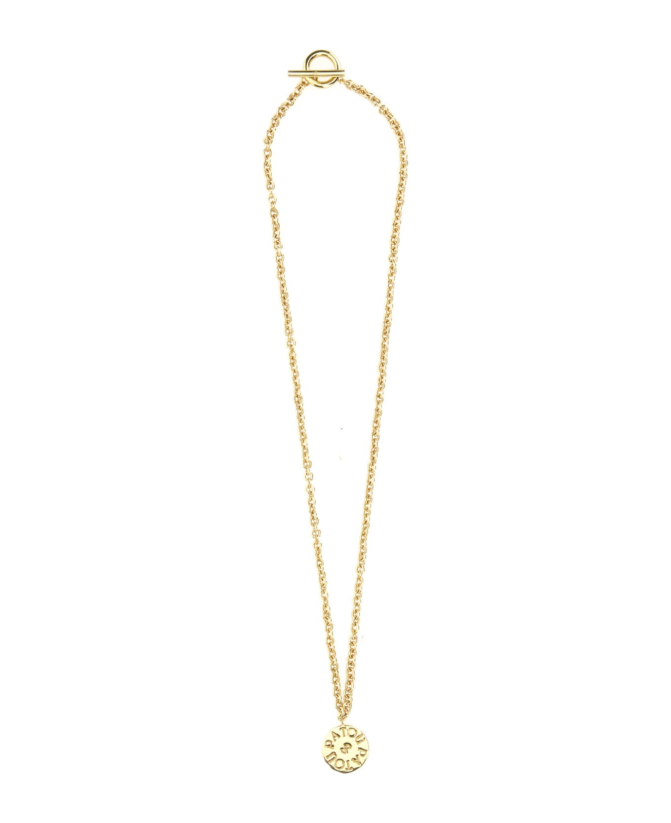 Patou Coin Pendant Necklace - GOLD