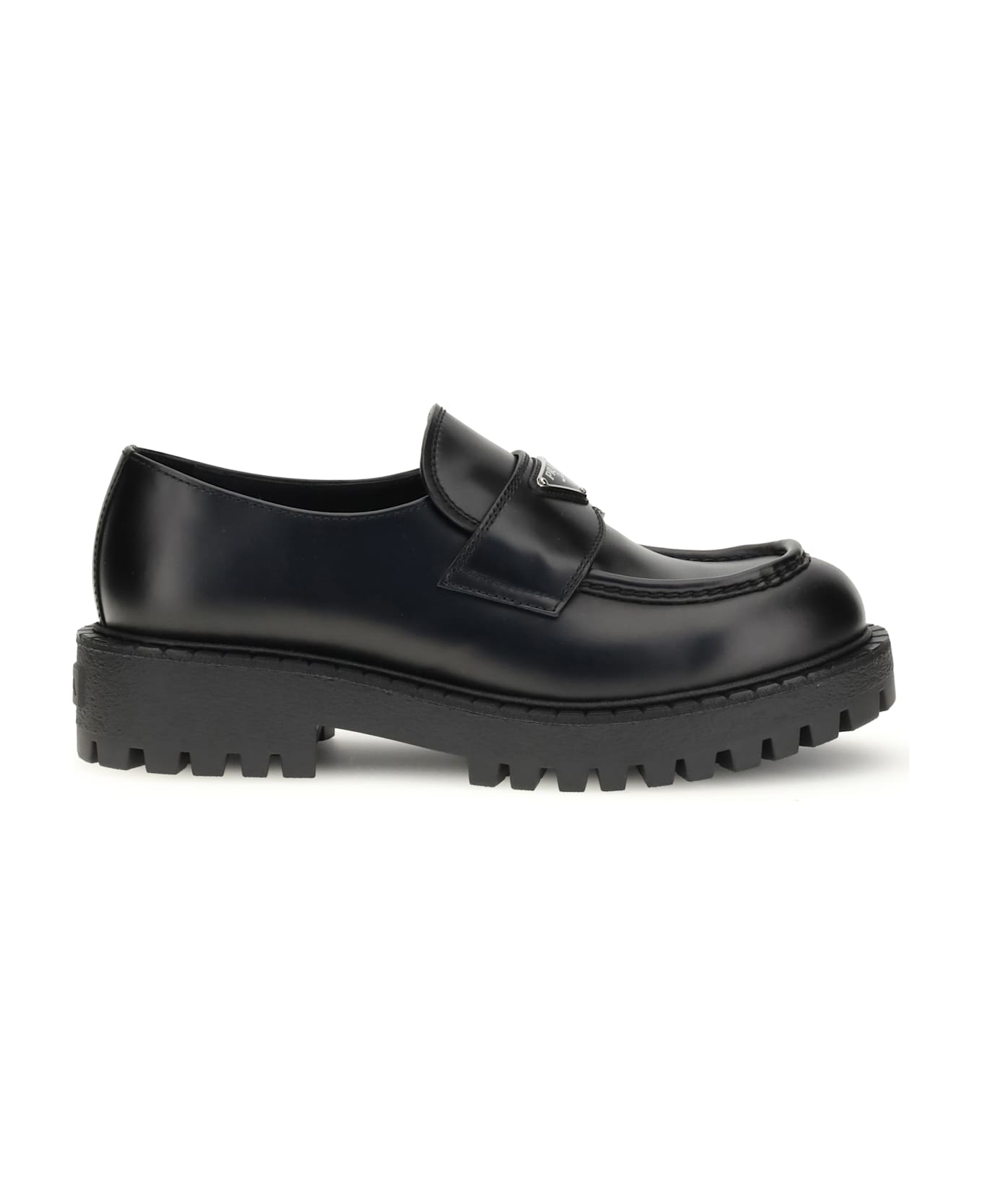 Prada Double Chocolate Loafers