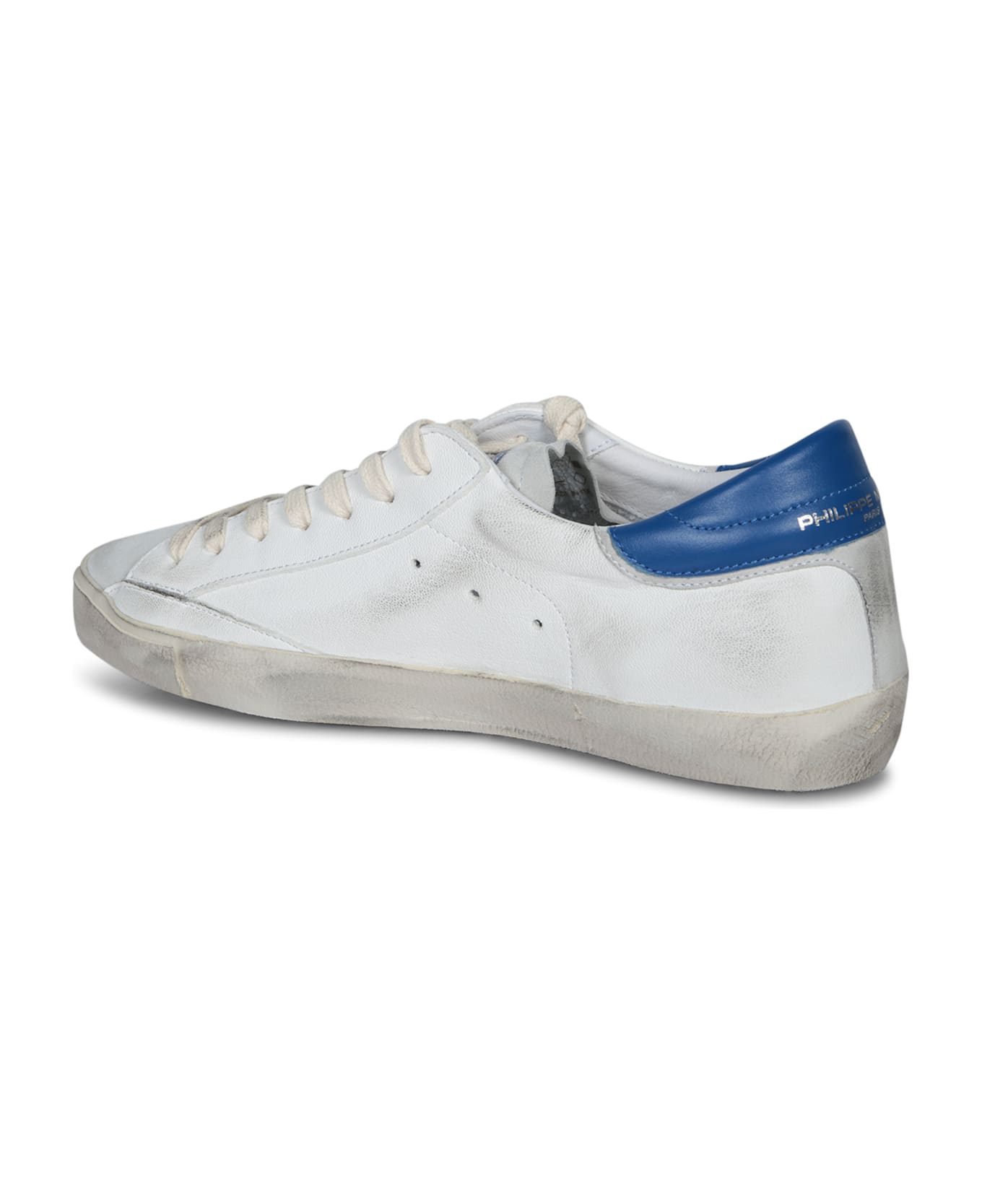 Philippe Model Prsx Low White-blue Sneakers - White