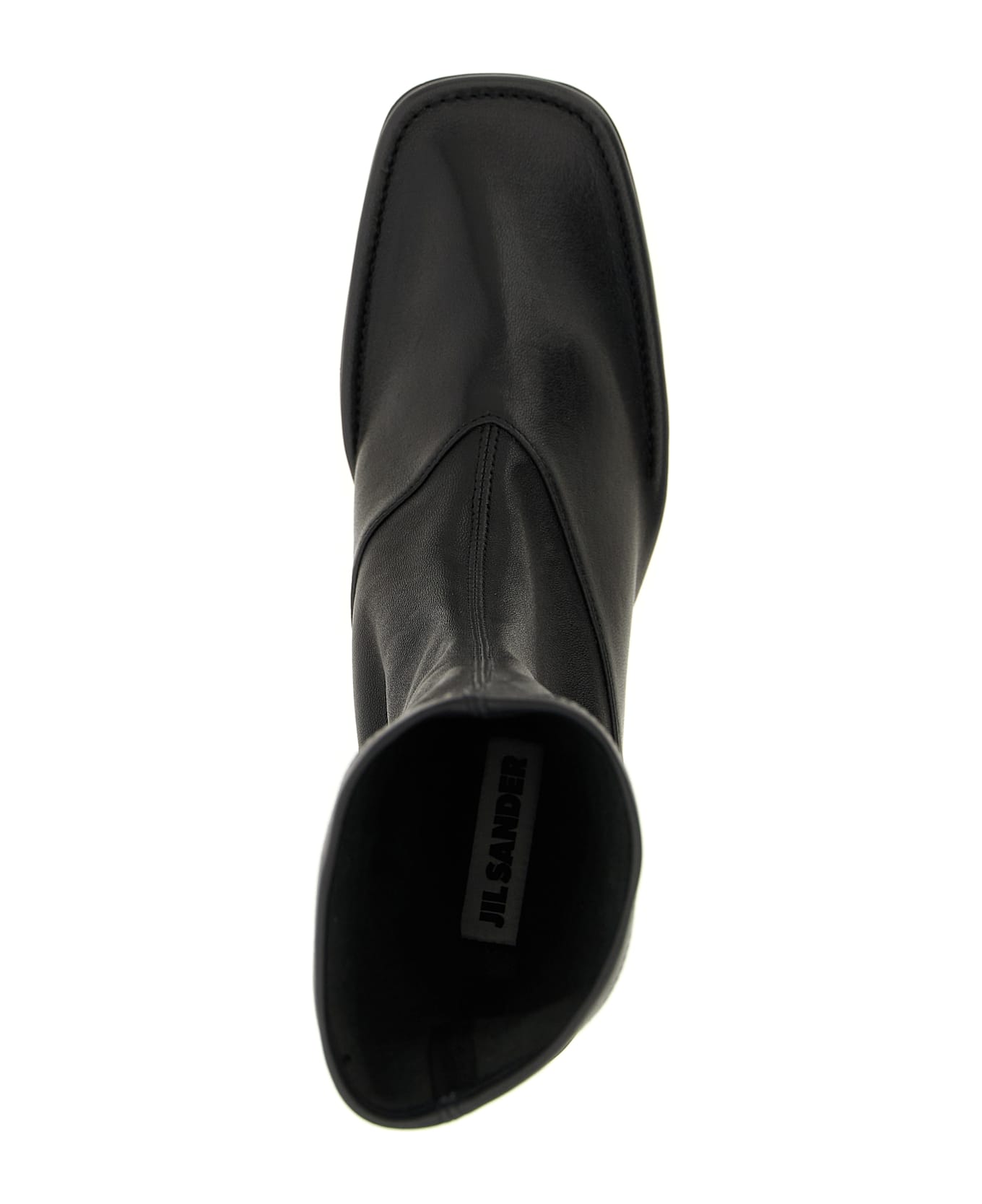 Jil Sander Nappa Ankle Boots - Black  