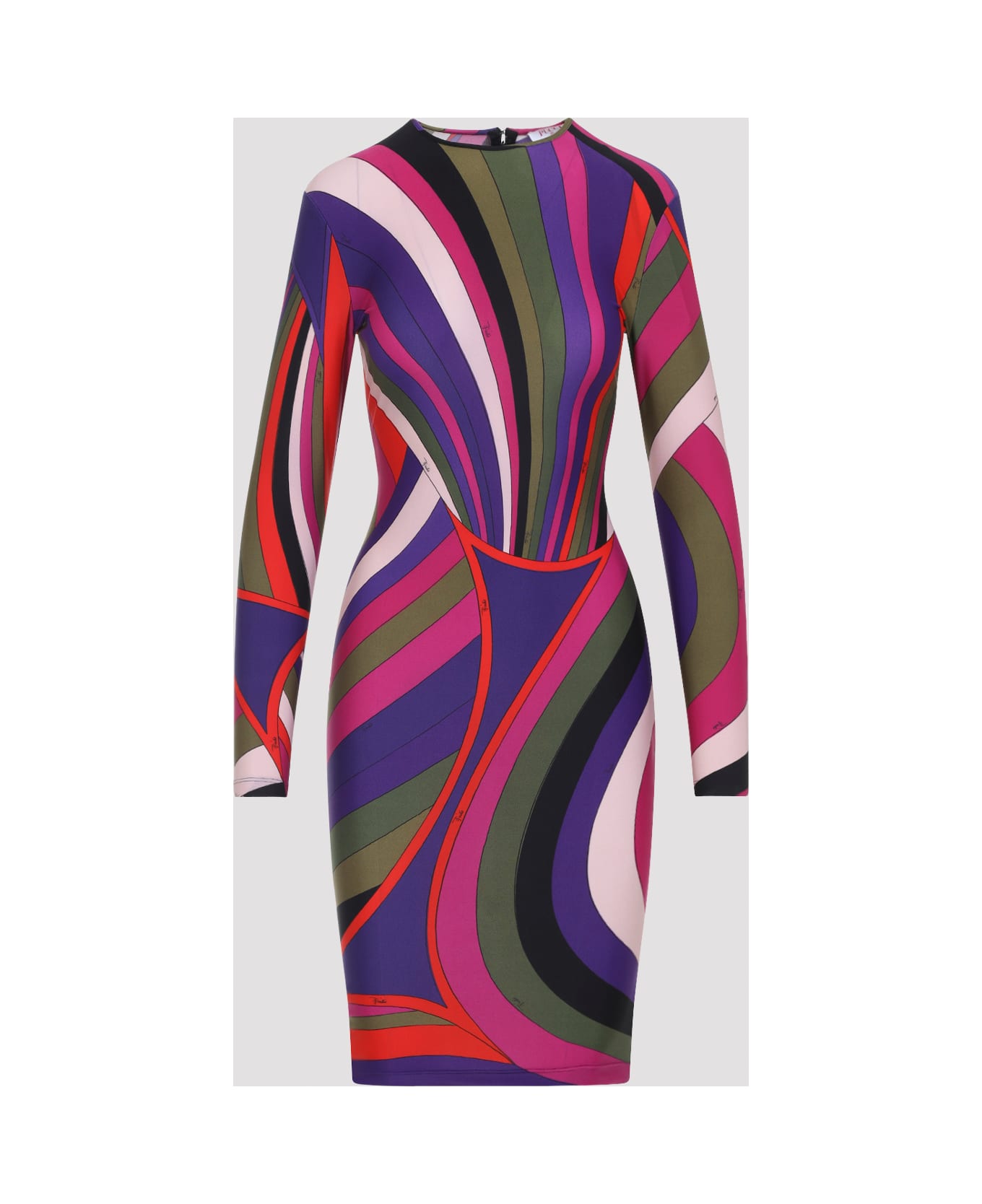 Pucci Polyamide Midi Dress - Multicolor