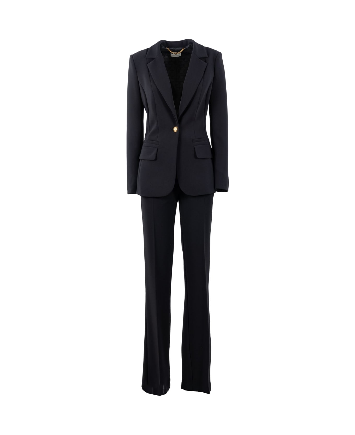 Elisabetta Franchi Stretched Crepe Suit - Black