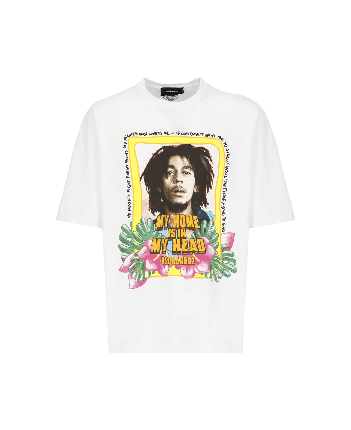 Dsquared2 Bob Marley Skater T-shirt - White