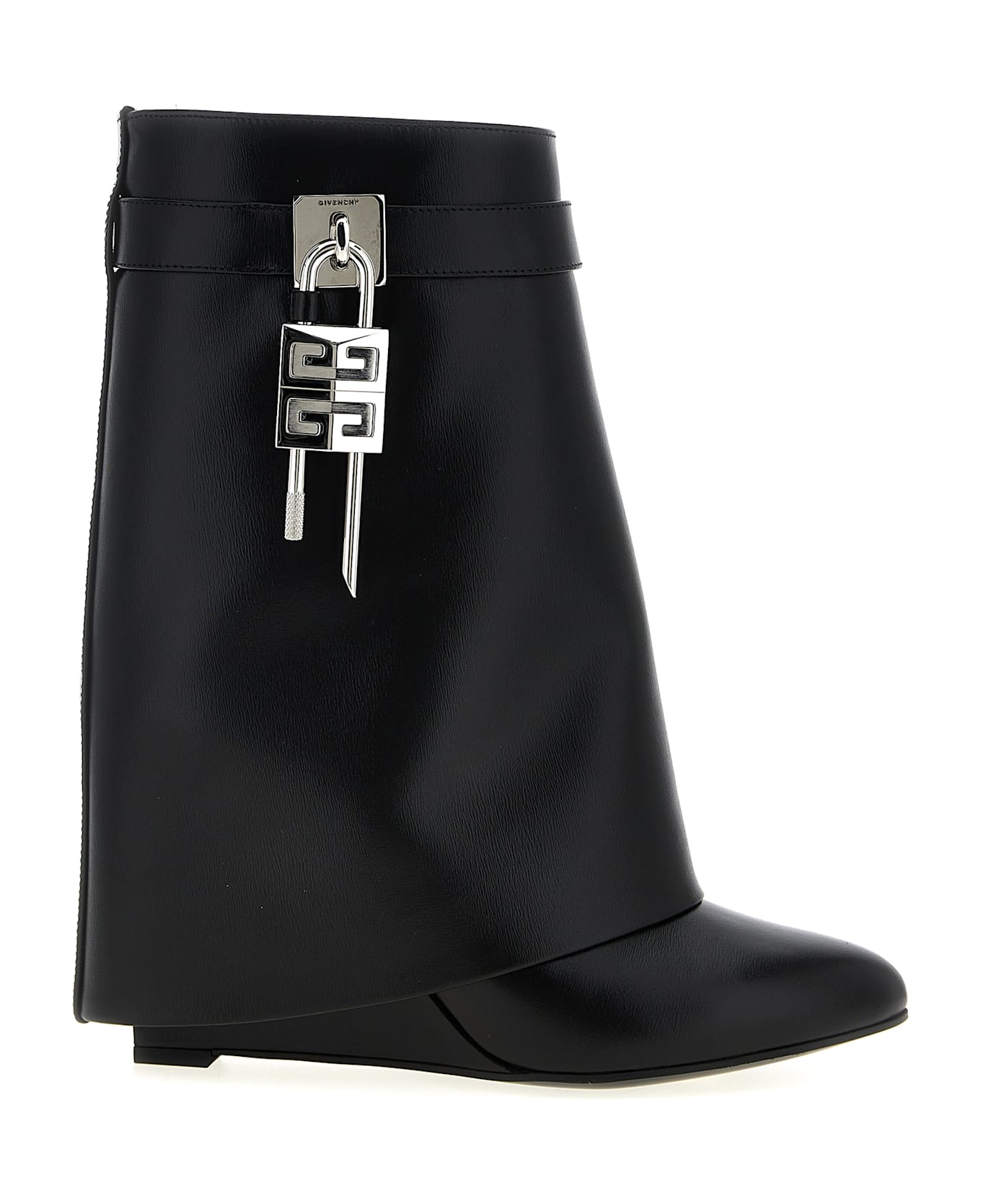 Givenchy 'shark Lock' Ankle Boots - Black  