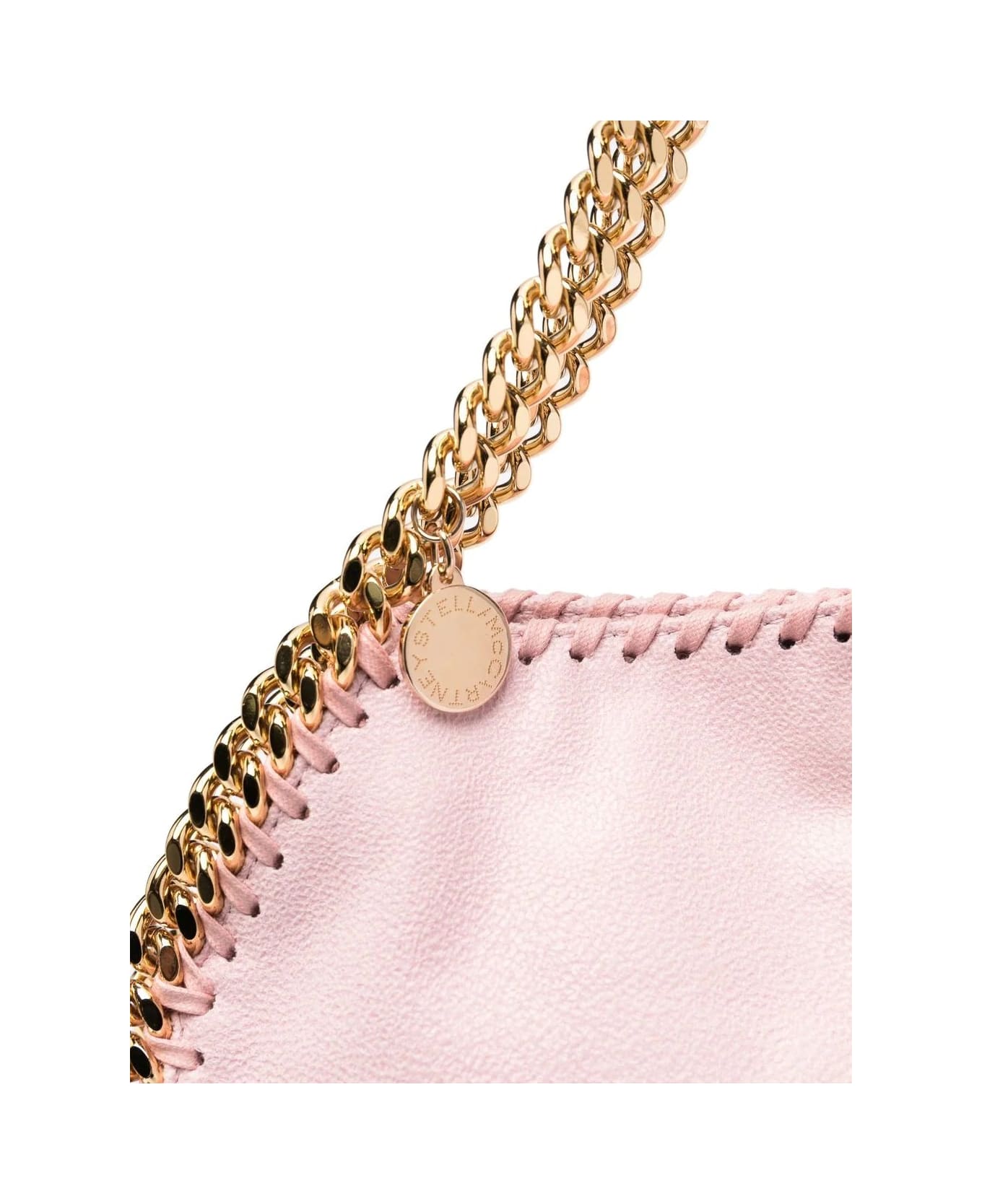 Stella McCartney Pink And Golden Mini Falabella Tote Bag - Rosa