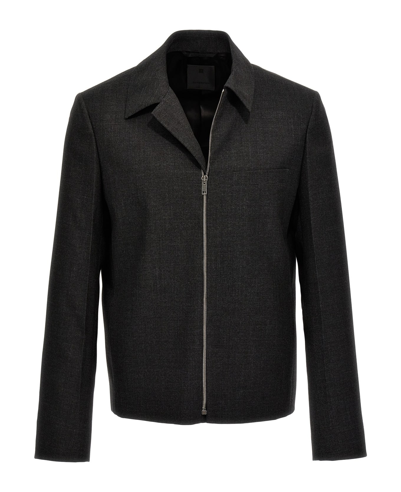 Givenchy Wool Zipped Jacket - Gray