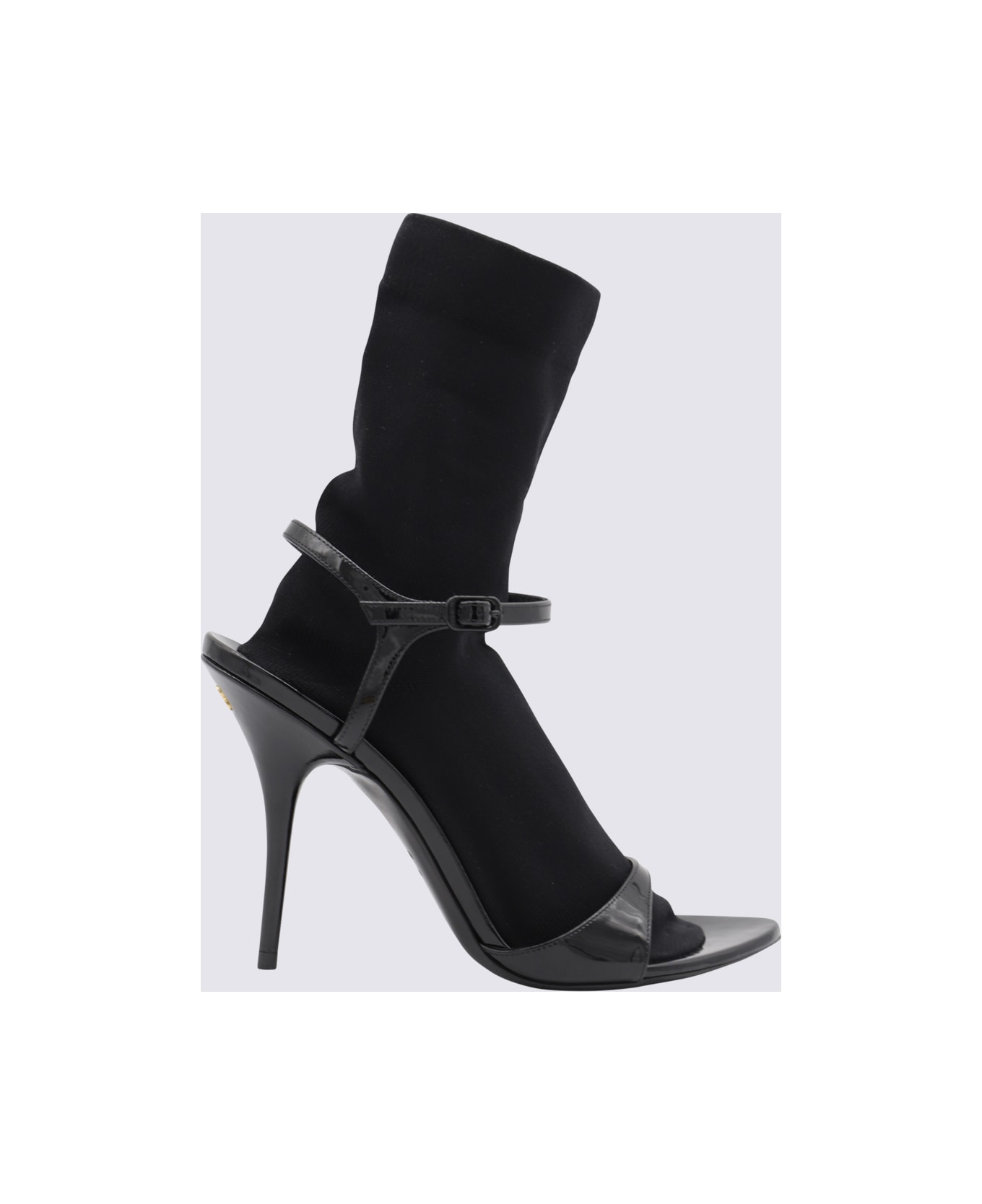 25SS new/BALENCIAGA シティ50トングサンダル Sandal Black City 50 studded leather thong sandals in black - Balenciaga