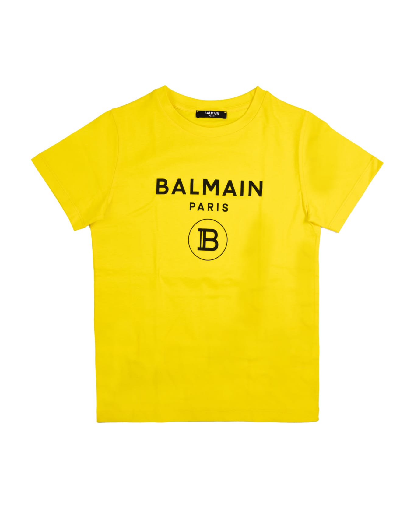 Balmain Cotton T-shirt - Yellow