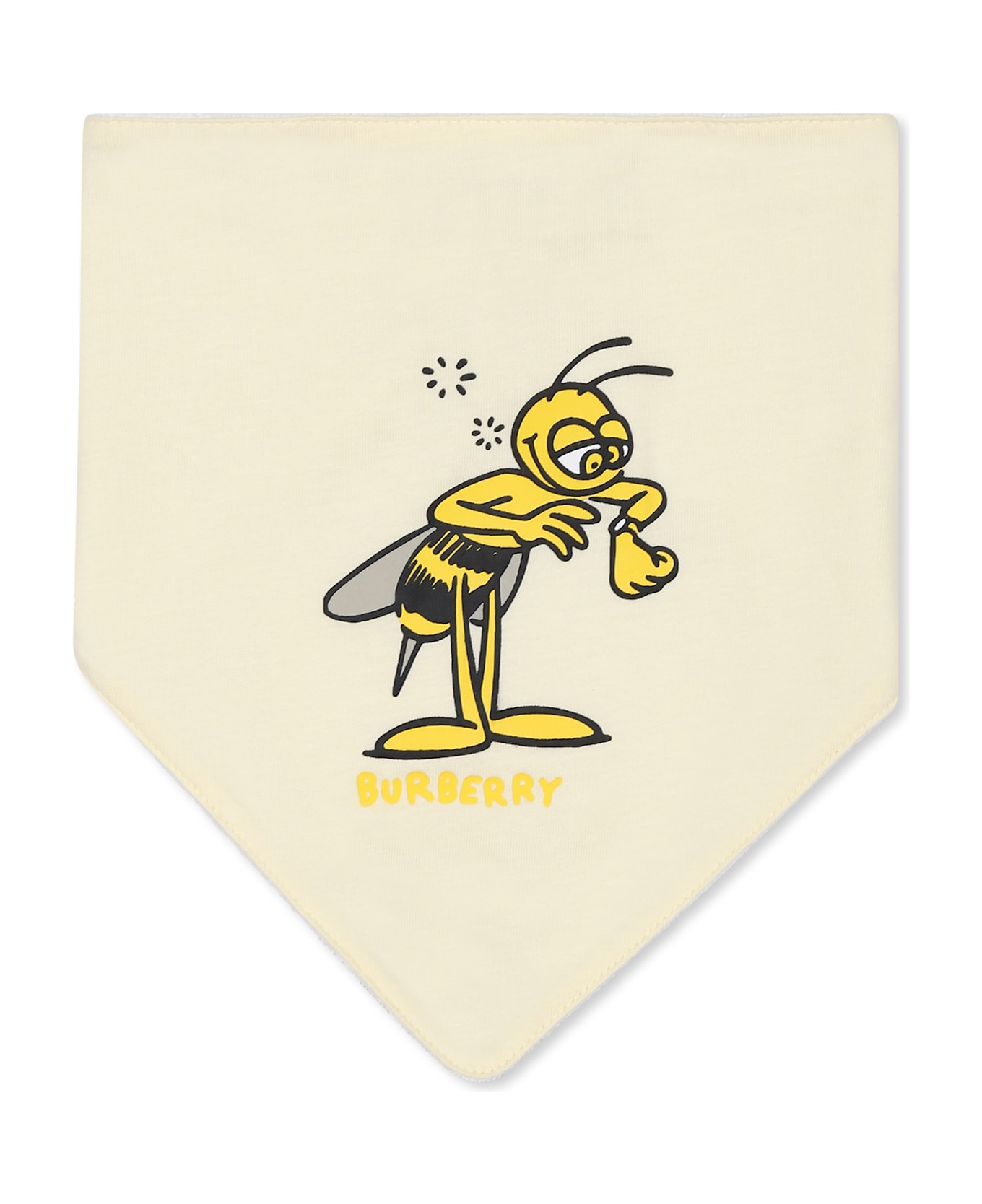 Burberry Multicolor Bibs Set For Babykids With Animals - Multicolor