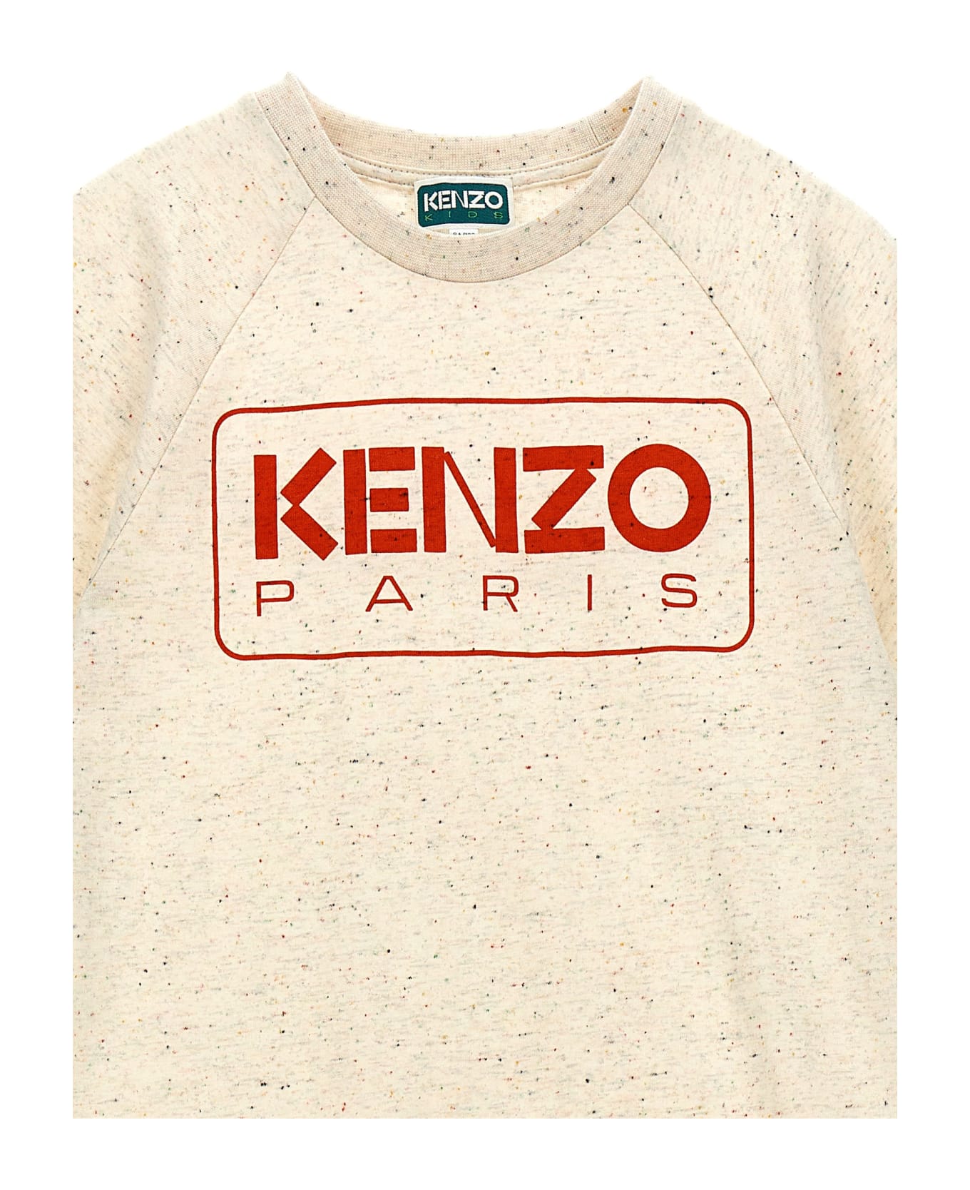 Kenzo Kids Logo Print Dress - White