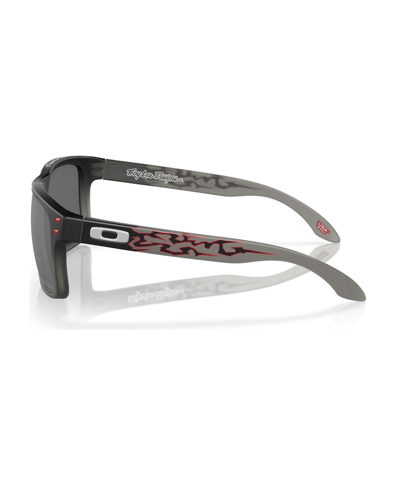 Oakley Oo9102 Troy Lee Designs Black Fade Sunglasses - Troy Lee Designs Black Fade