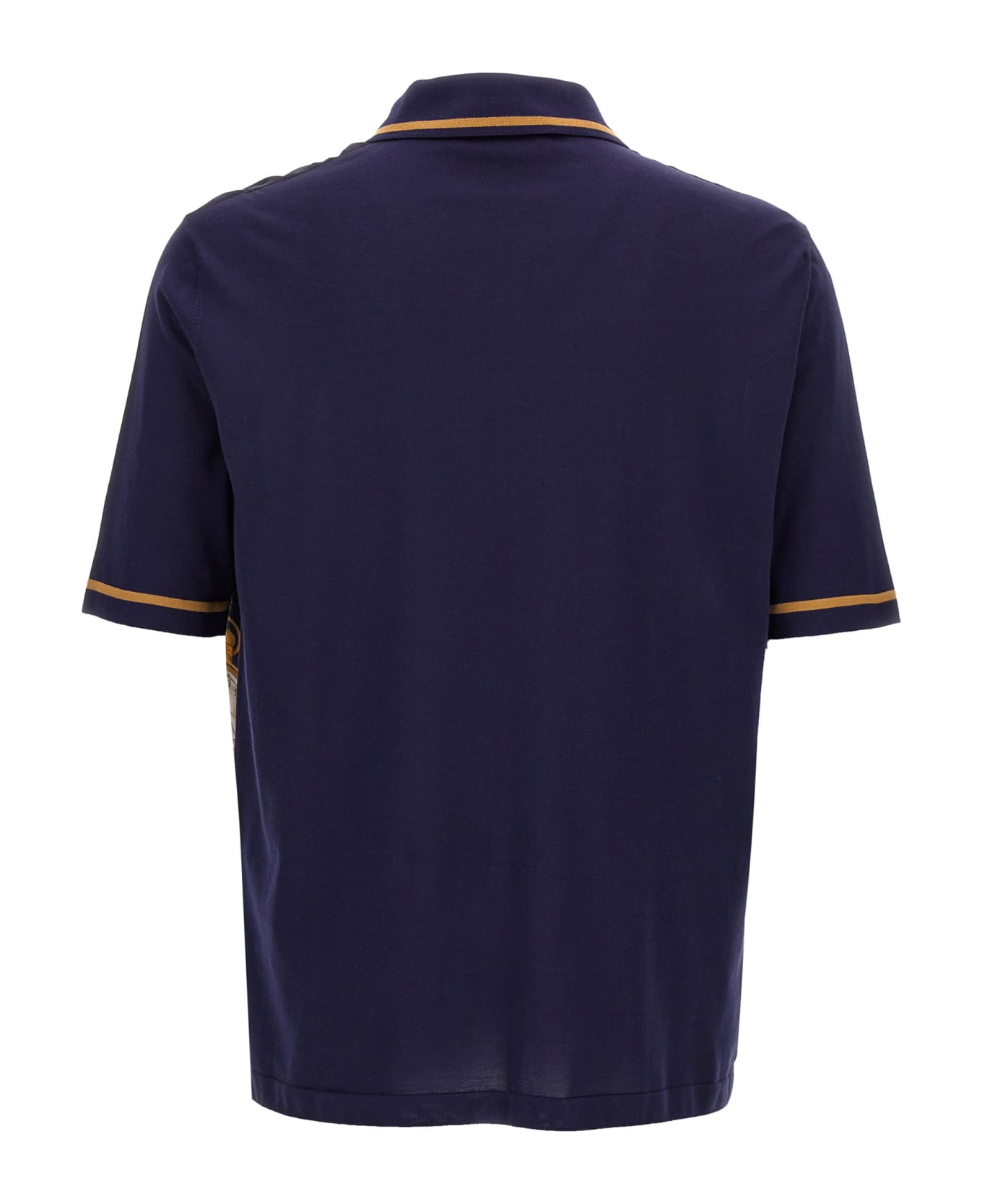 Dolce & Gabbana 'orologi' Polo Shirt - Blue