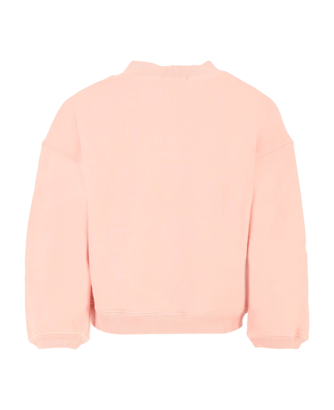 Bonpoint Pink Sweatshirt For Girl With Cherries - Pink