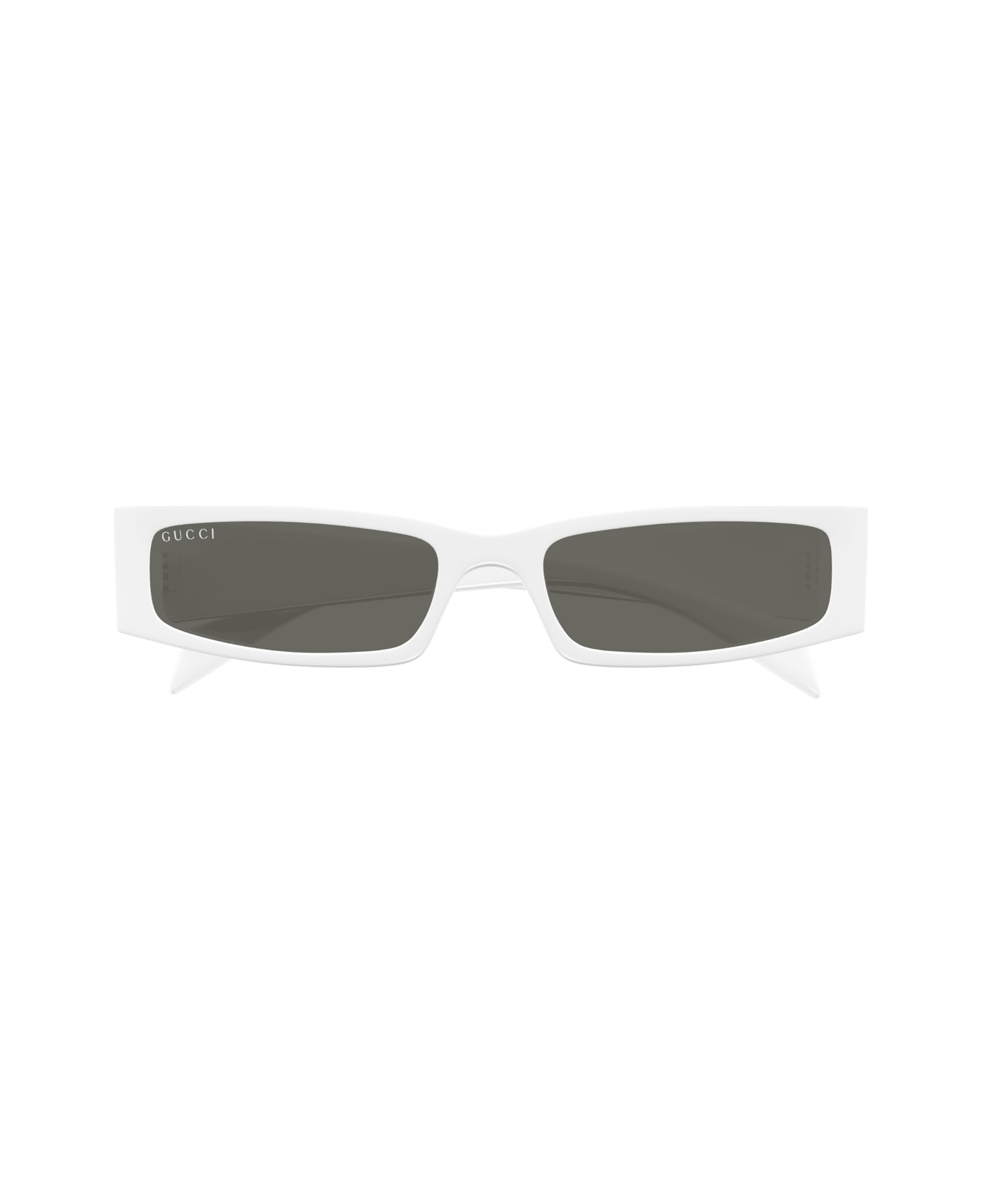 Gucci Eyewear Gucci Gg1778s Linea Fashion 002 White Grey Sunglasses - Bianco