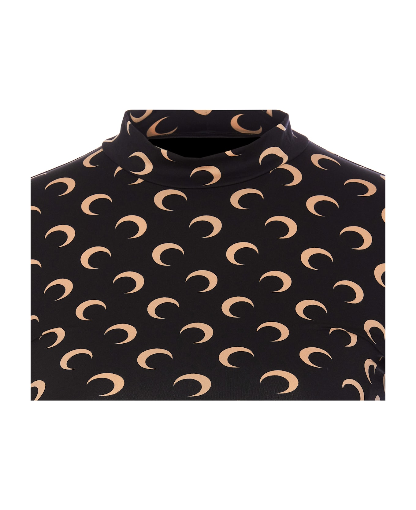 Marine Serre Moon Printed Top - Black