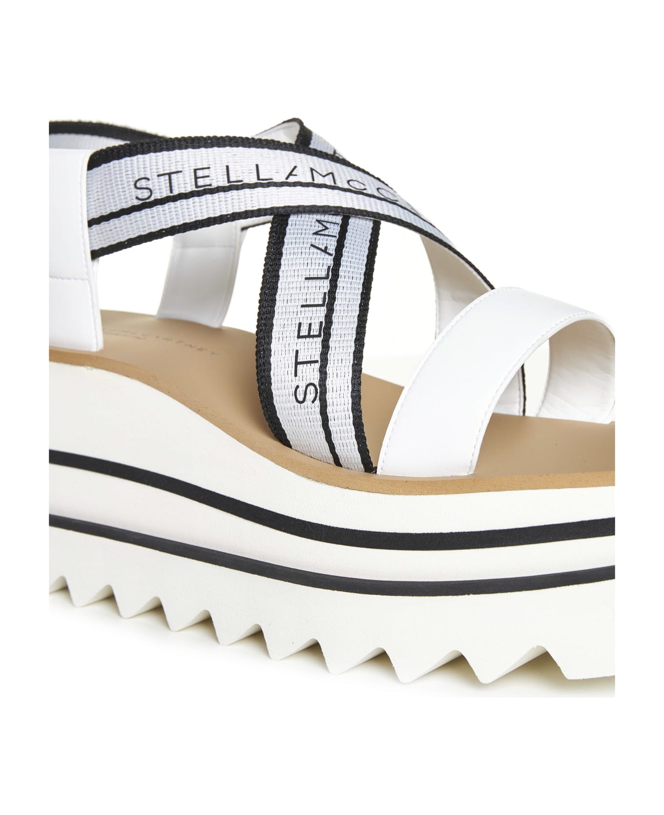 Stella McCartney Sandals - White Black