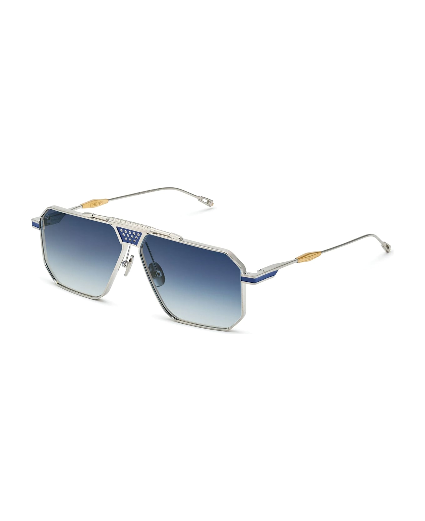 T Henri Berlinette - Argent Bleu Sunglasses - Silver/blue