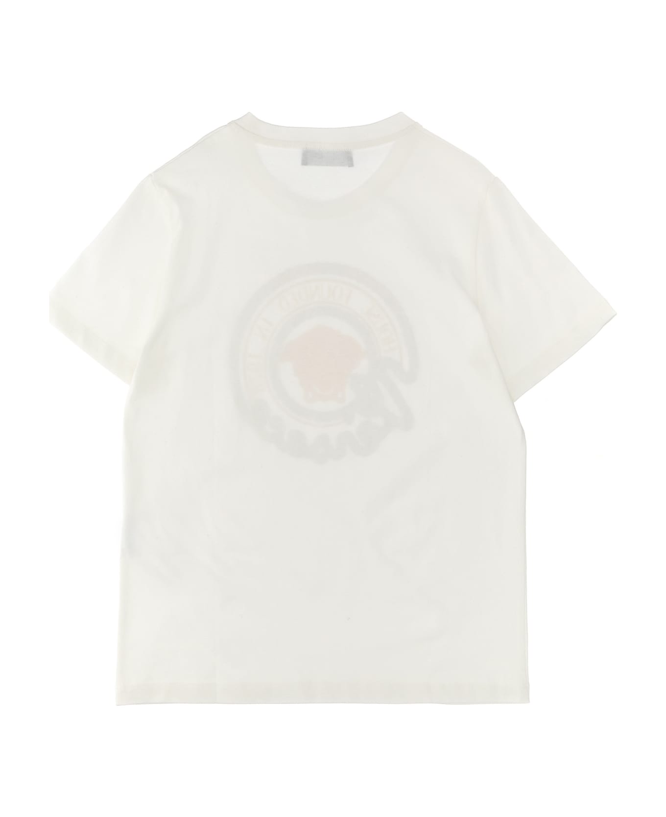 Versace Logo Print T-shirt - Bianco Tシャツ＆ポロシャツ