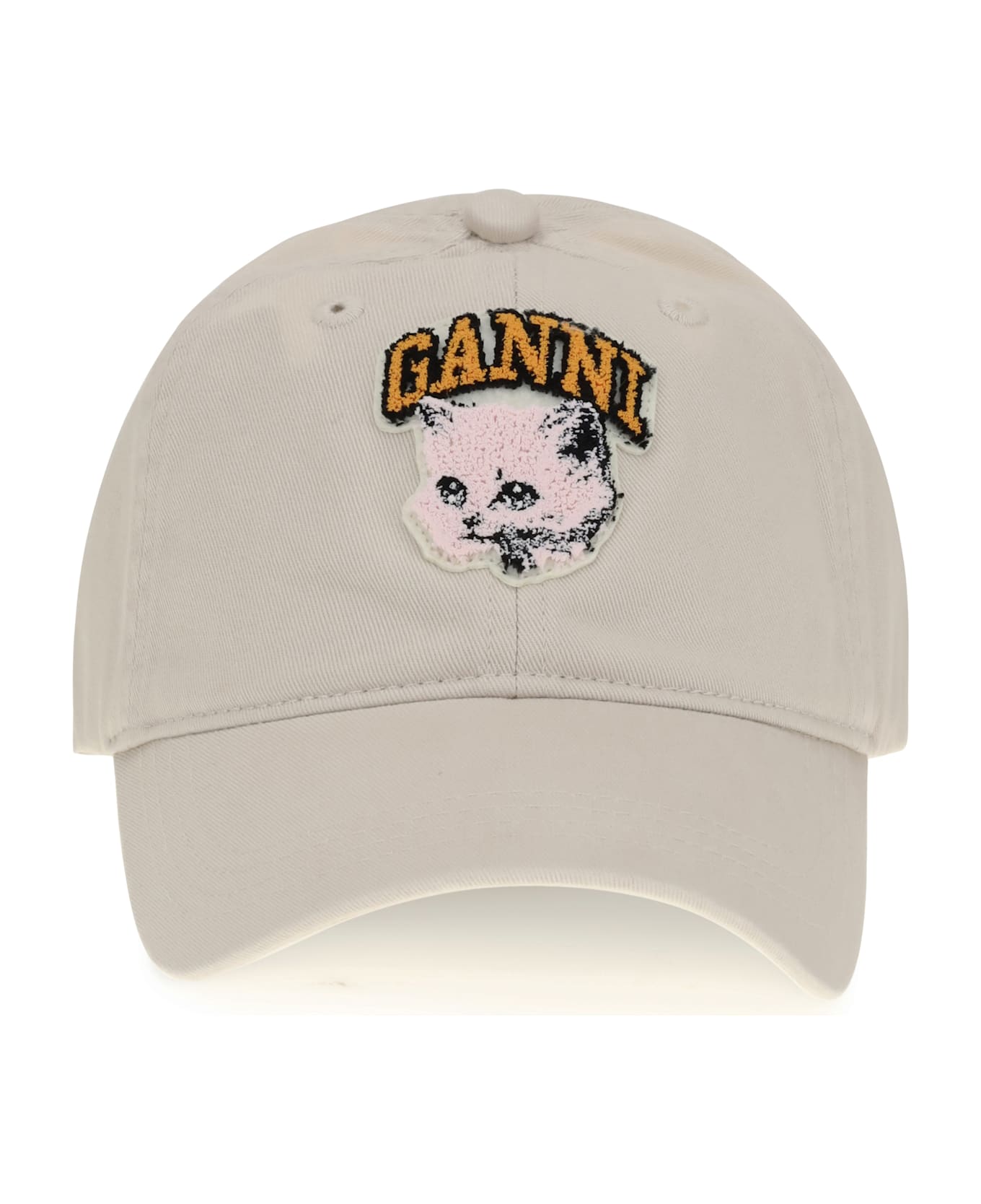 Ganni Kitty Baseball Cap