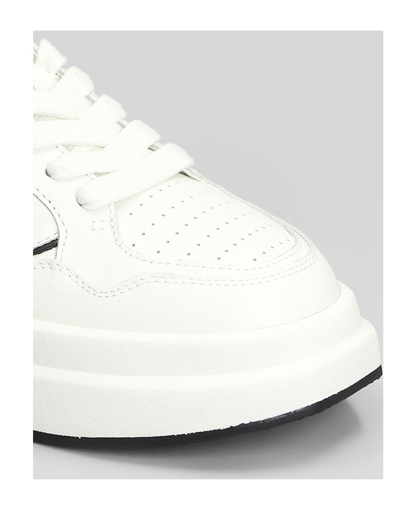 Ash Icone Sneakers In White Leather - white