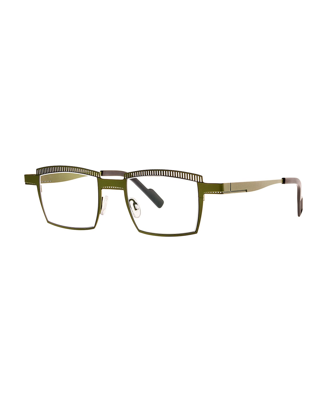 Theo Eyewear Crayon - 184 Capulet Olive Rx Glasses - green