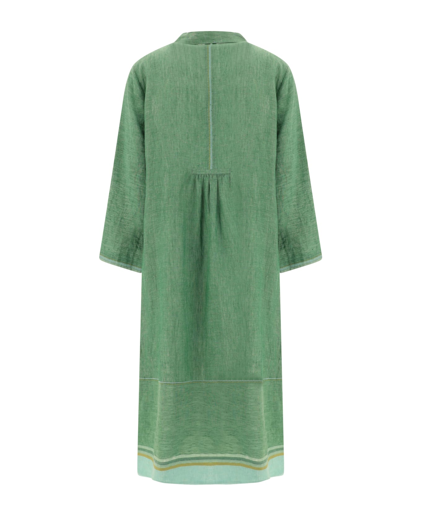 Eka Monaco Chemisier Dress - Green コート＆ジャケット