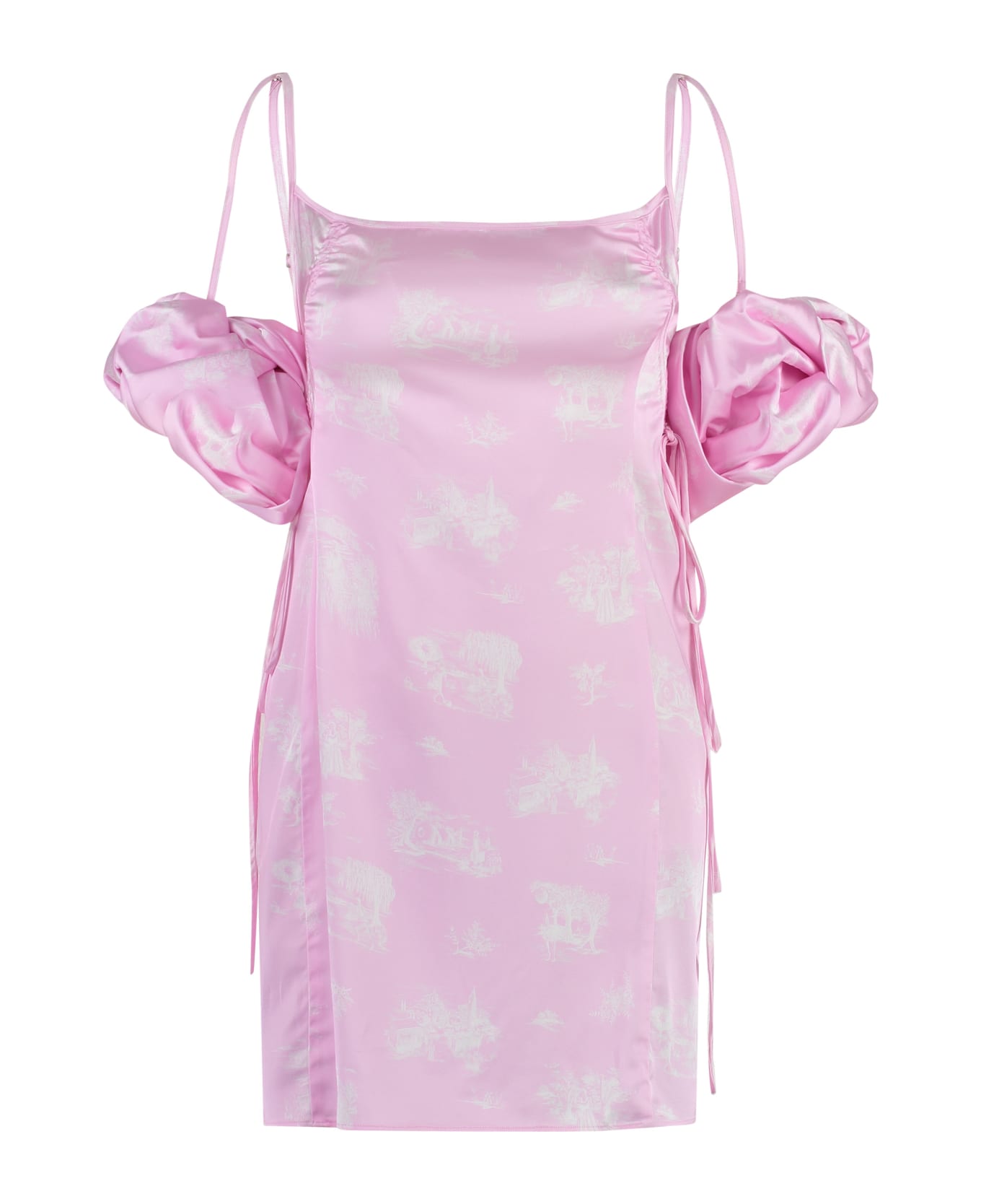 Jacquemus Chou Satin Dress - Pink ワンピース＆ドレス