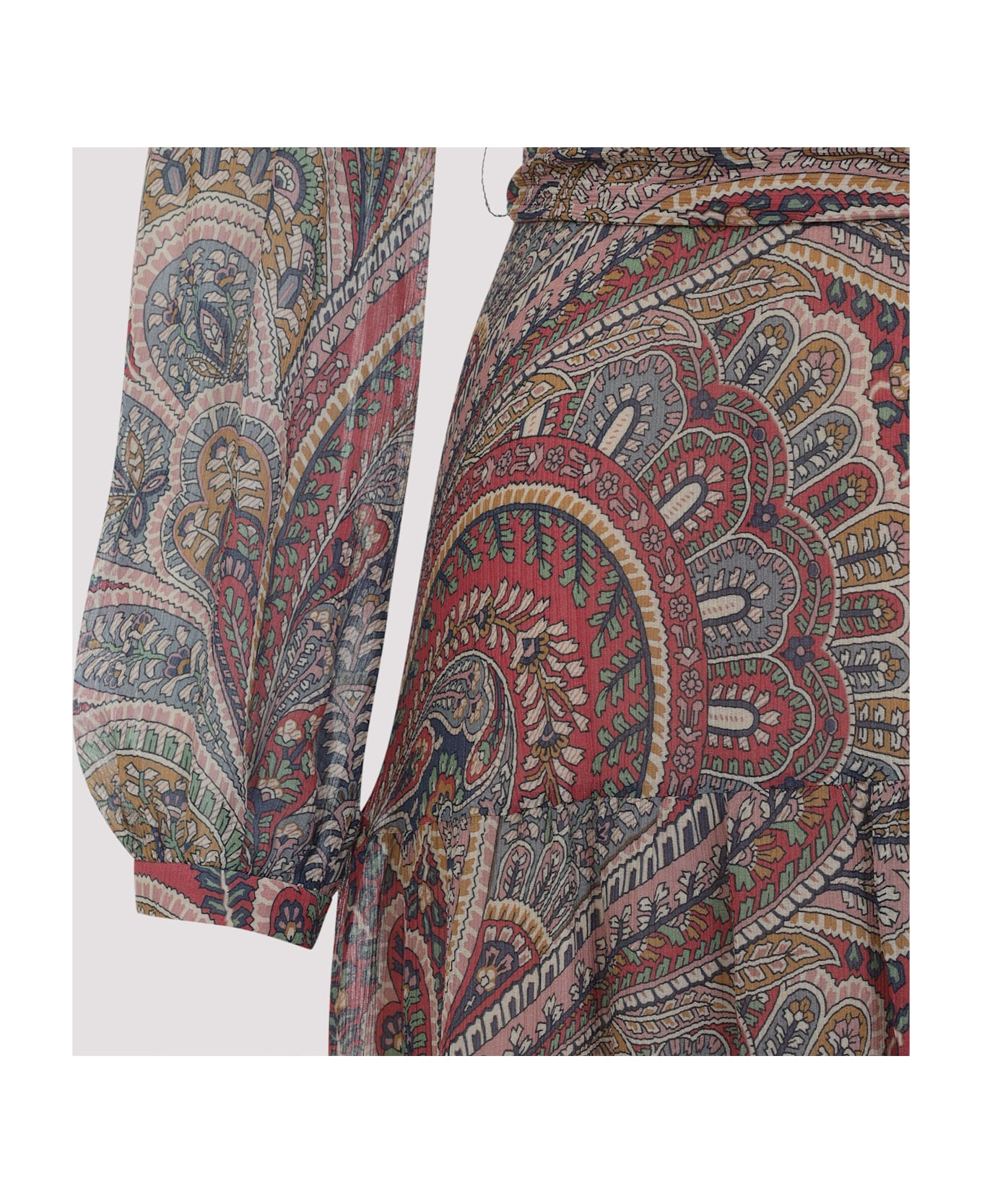 Etro Midi Dress - Stampa F.do Bordeaux