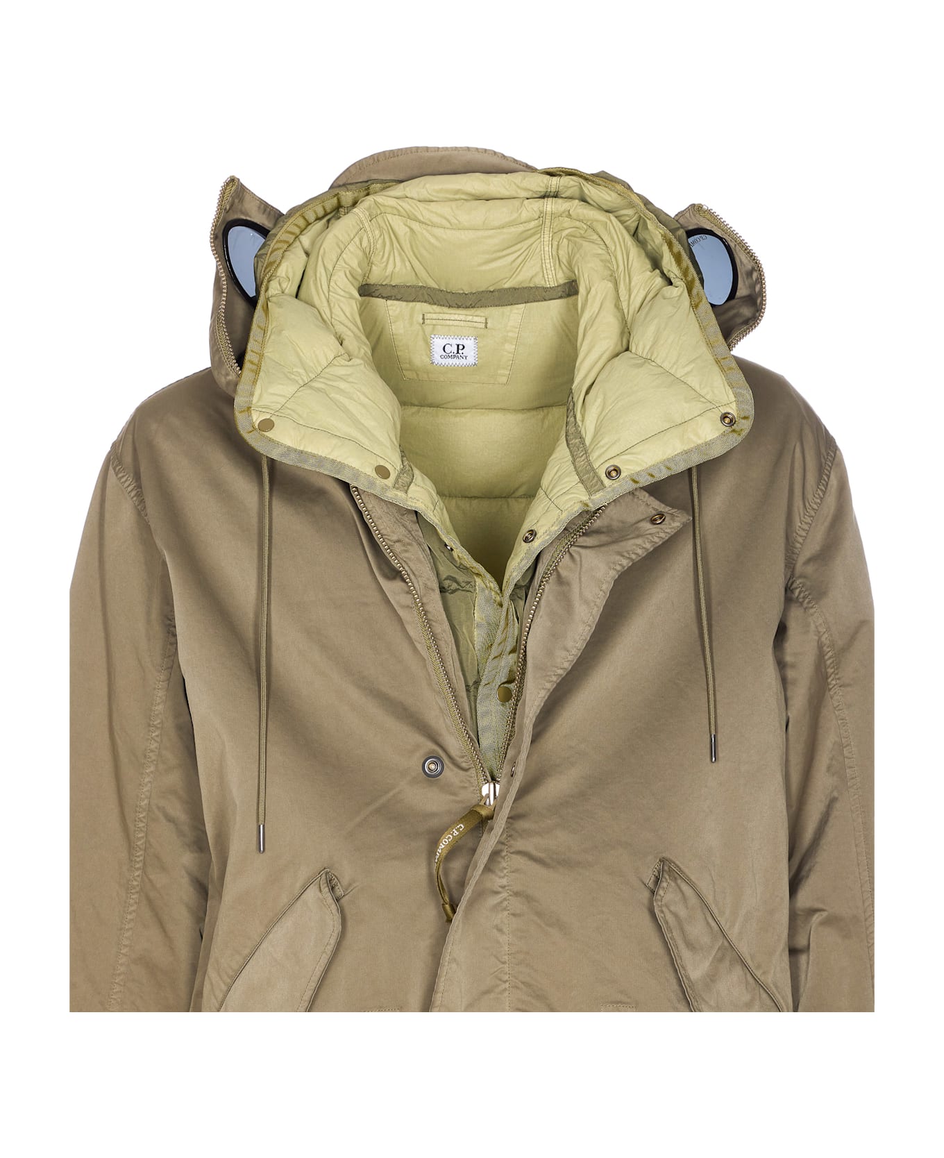C.P. Company Medium Goggle Parka - Green