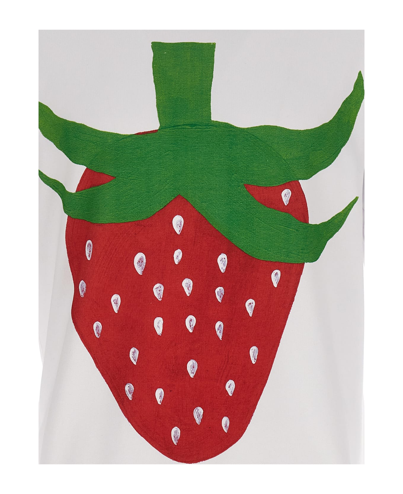 Comme des Garçons Shirt X 'strawberry' Hoodie - White