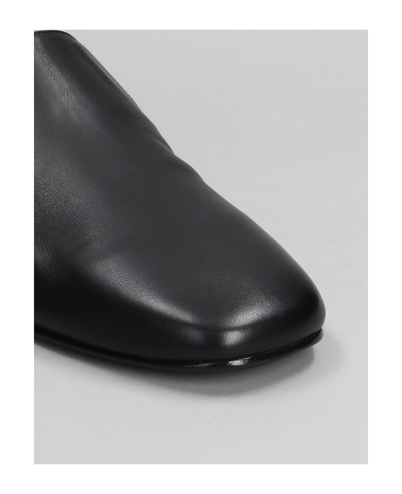 Marsell Loafers In Black Leather - black