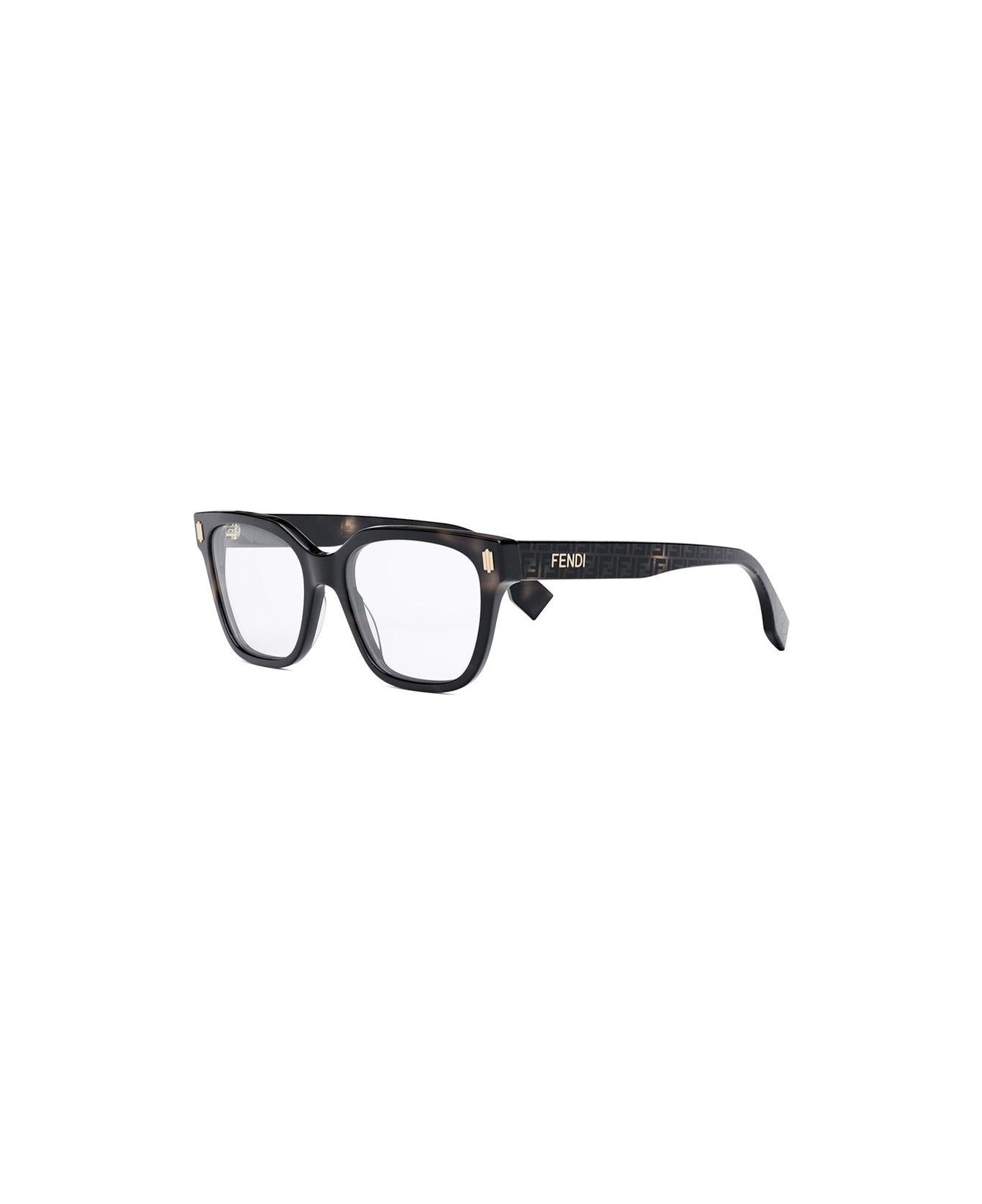 Fendi Eyewear Rectangle Frame Glasses - 055