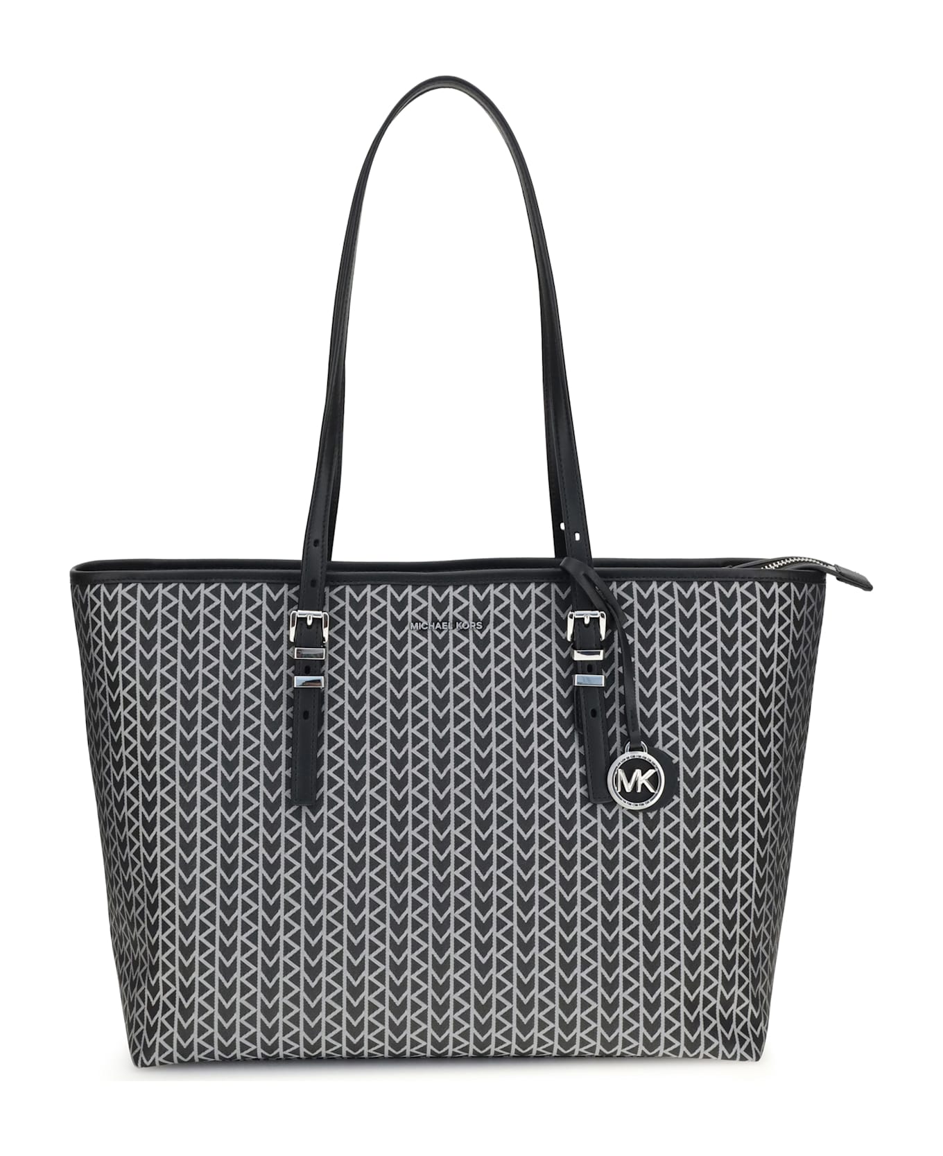 Michael Kors Quinn Large Jacquard Logo Tote Bag