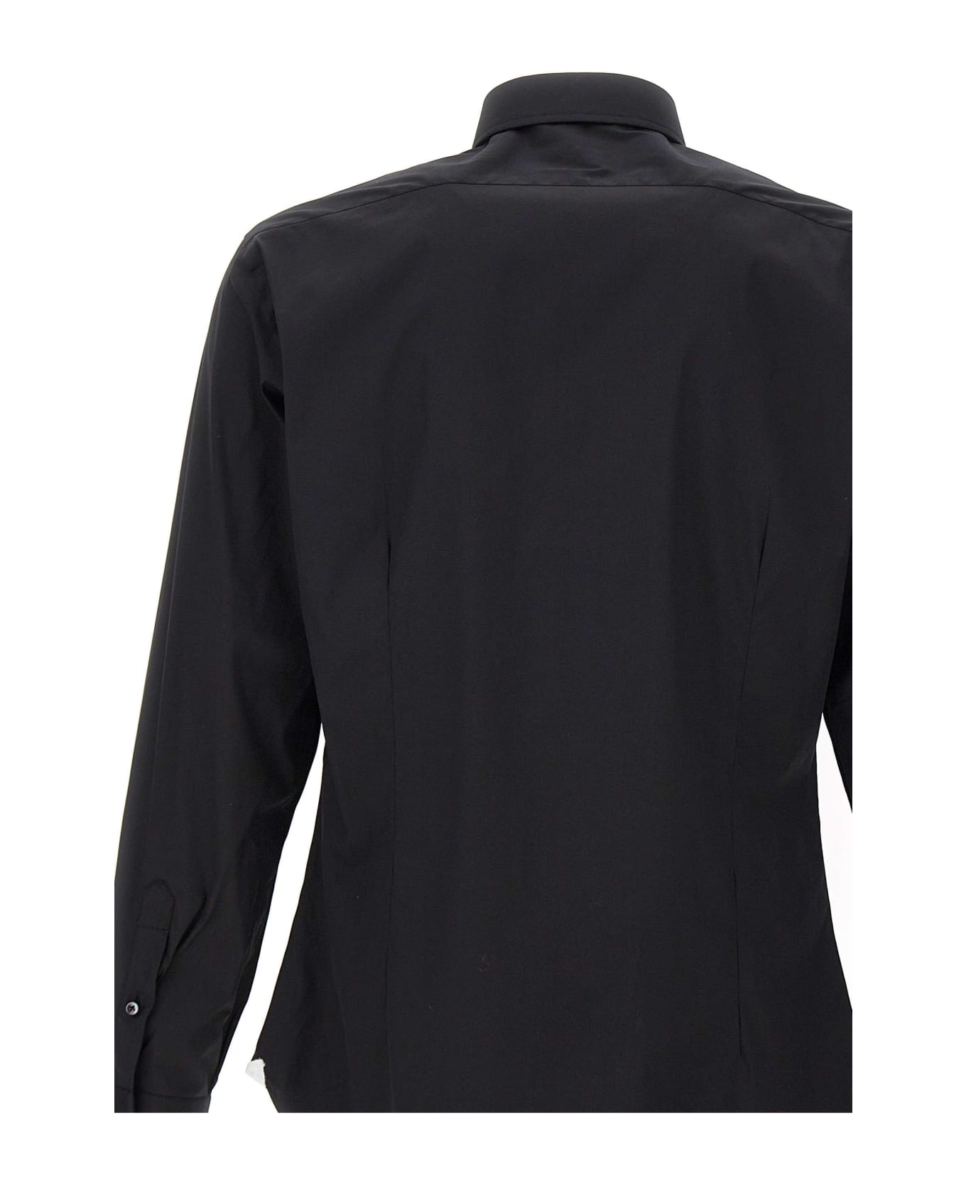 Barba Napoli Cotton Shirt - BLACK シャツ
