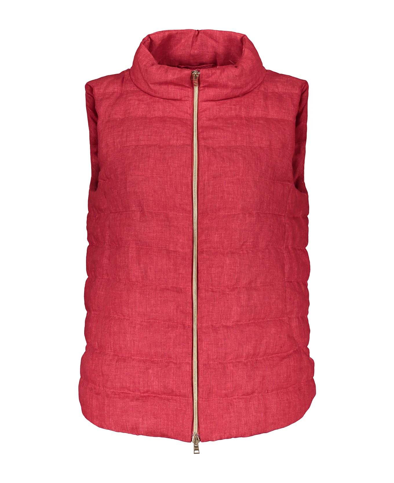 Herno Full Zip Down Vest - red